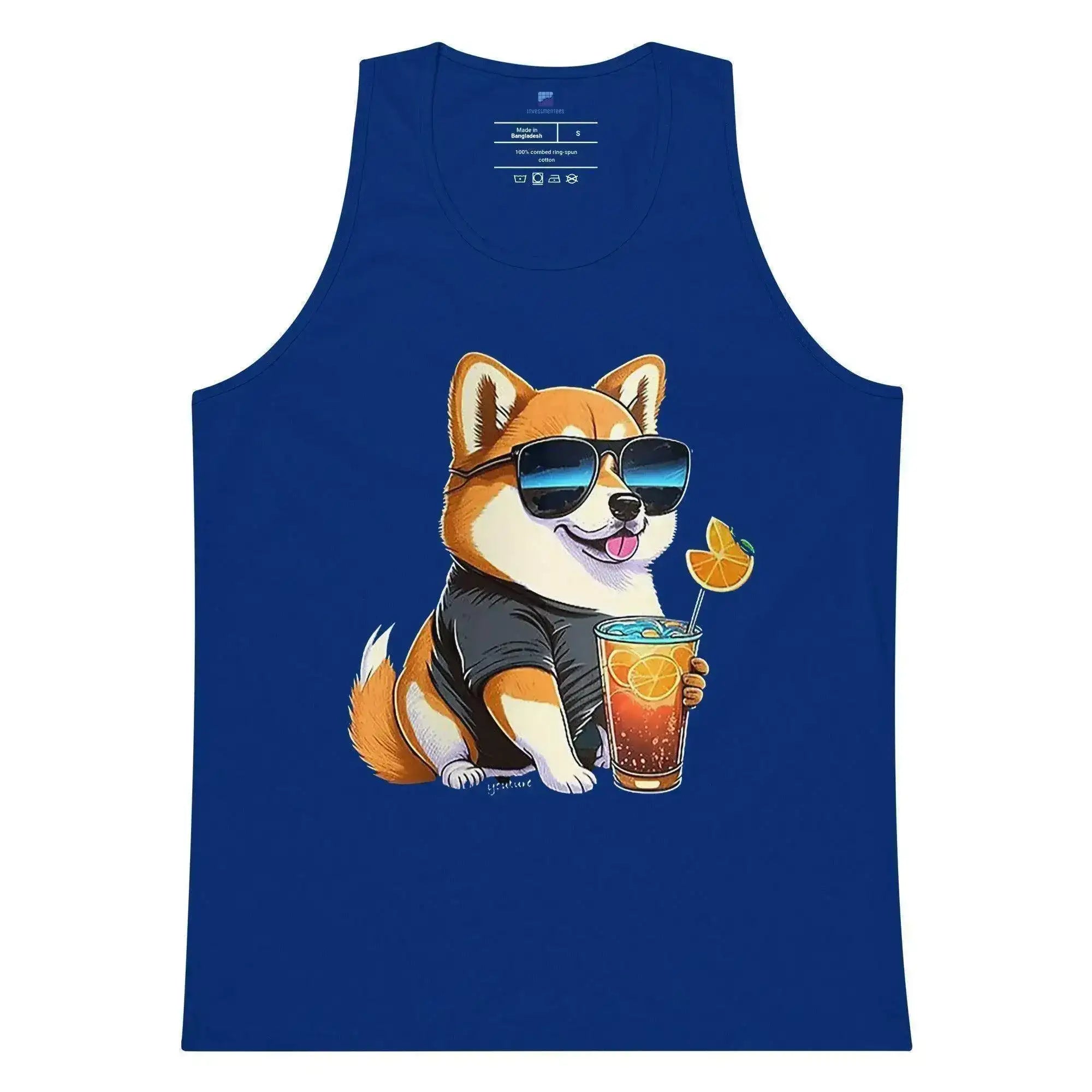 Shiba Inu Dog Drink Tank Top - InvestmenTees