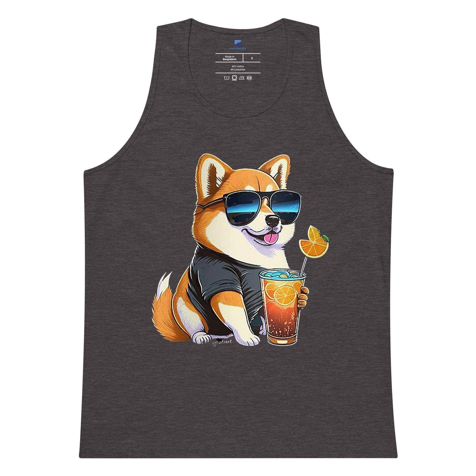 Shiba Inu Dog Drink Tank Top - InvestmenTees