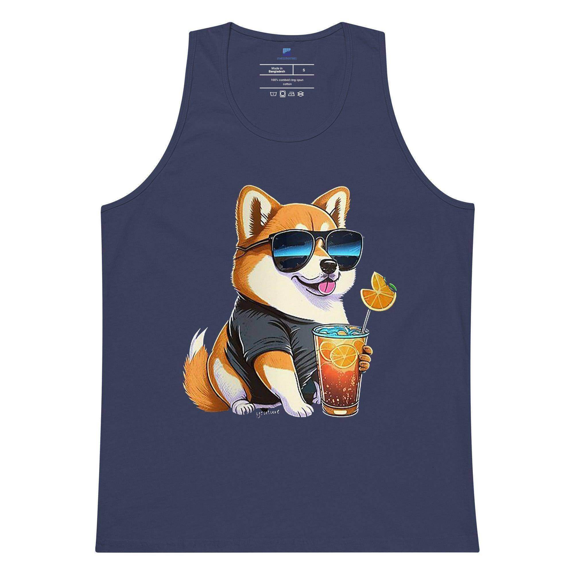 Shiba Inu Dog Drink Tank Top - InvestmenTees