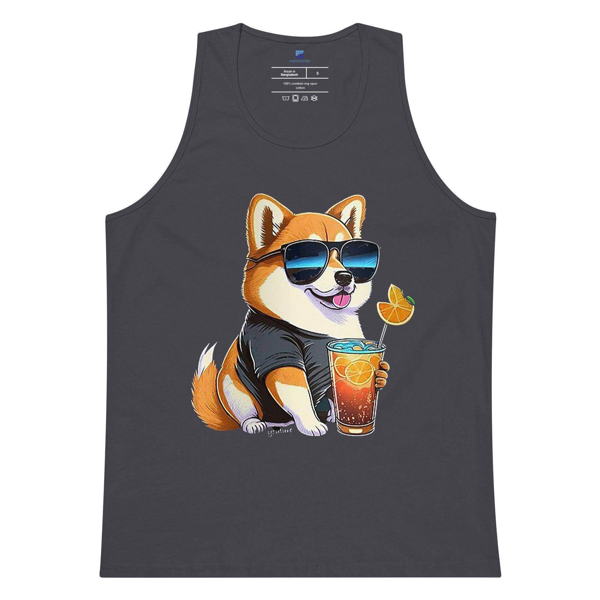 Shiba Inu Dog Drink Tank Top - InvestmenTees