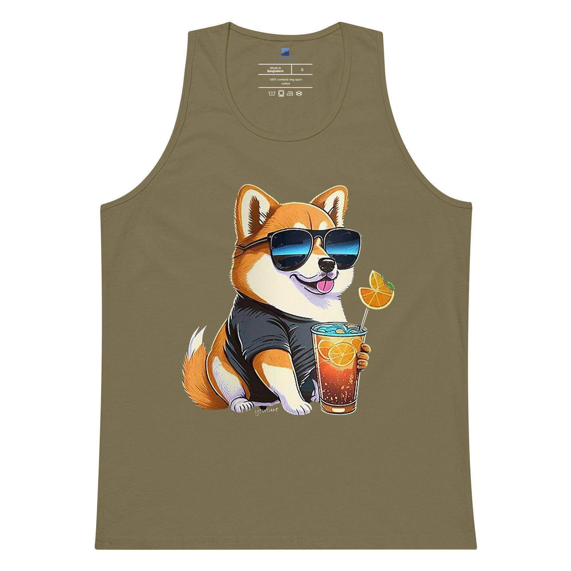 Shiba Inu Dog Drink Tank Top - InvestmenTees
