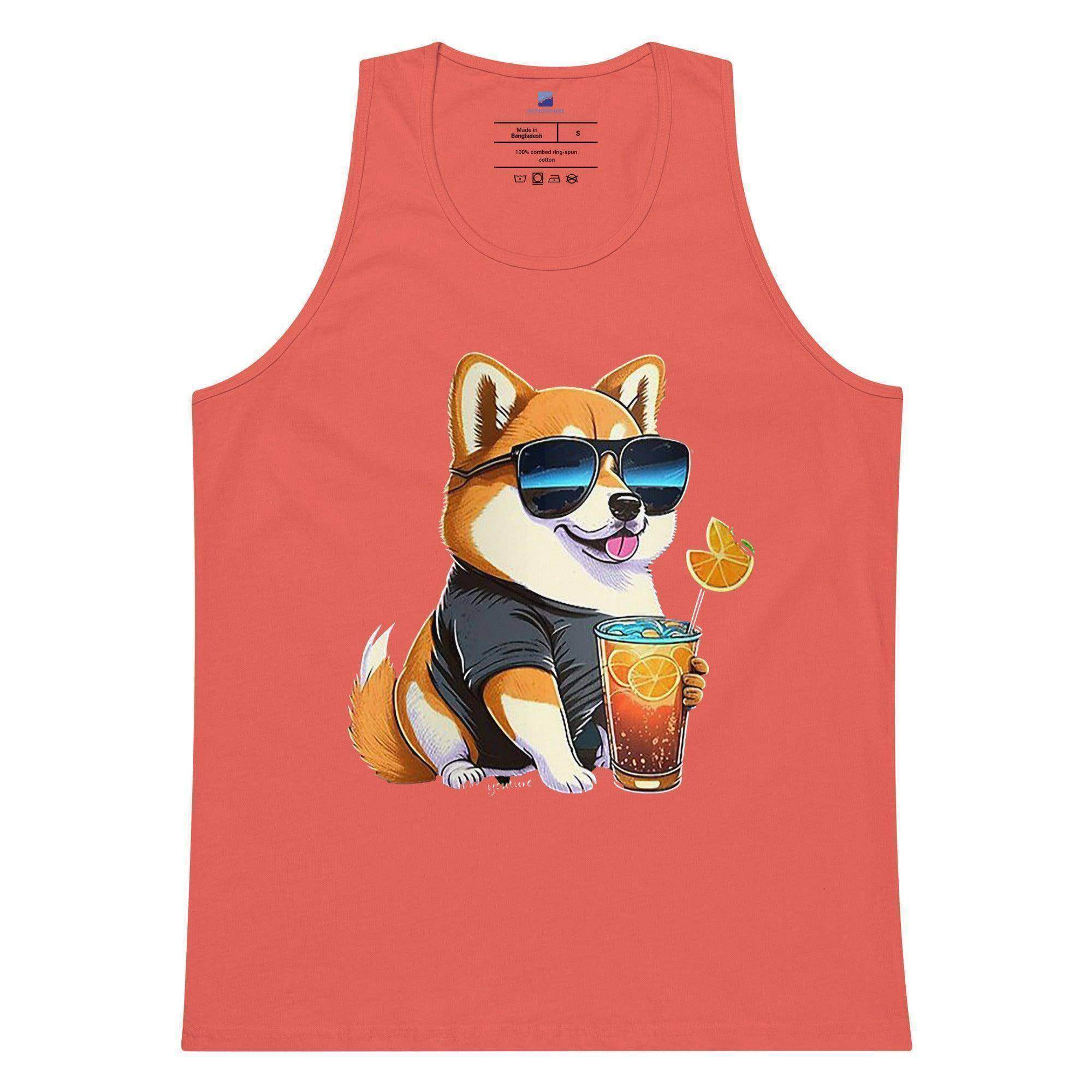 Shiba Inu Dog Drink Tank Top - InvestmenTees