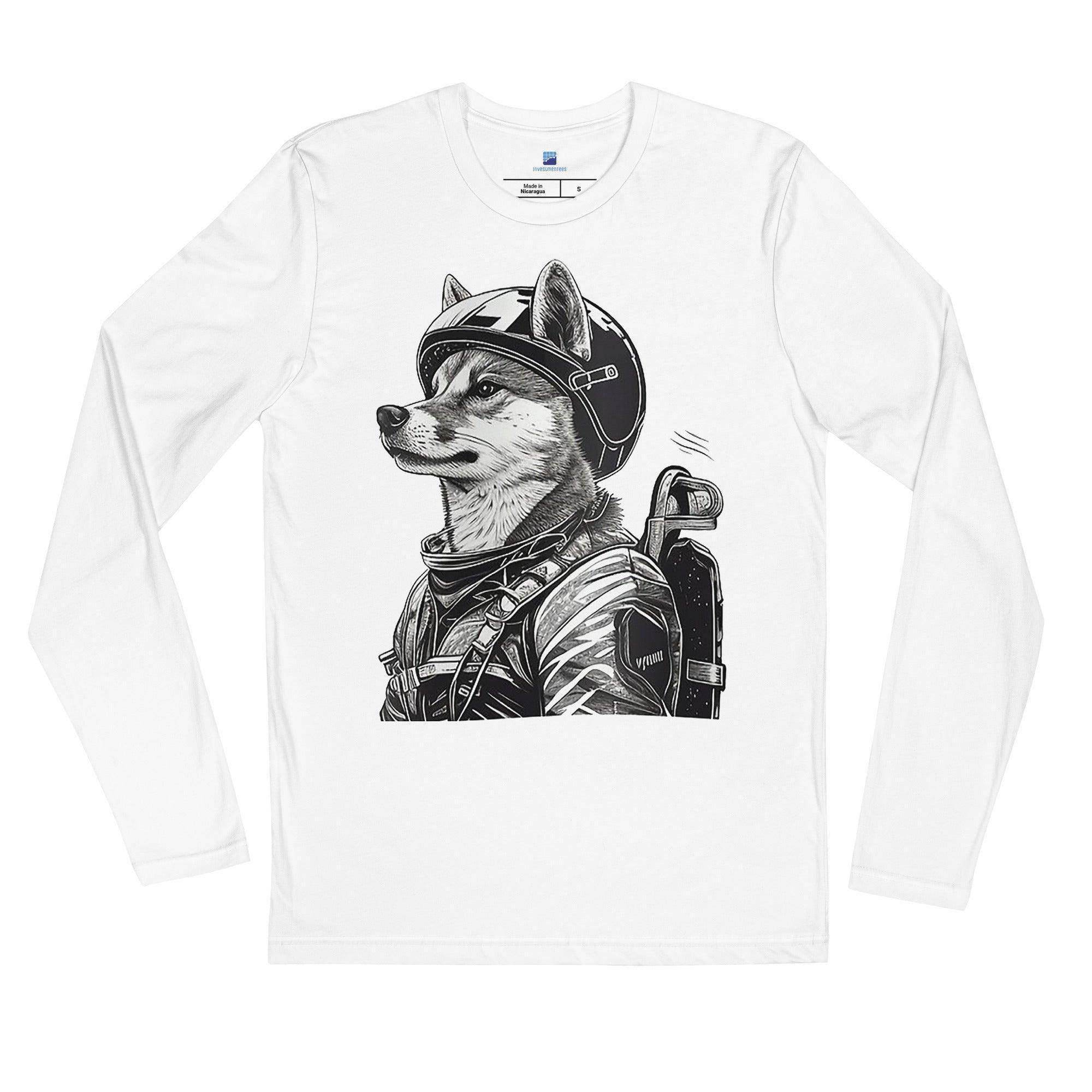 Shiba Inu Military Dog Long Sleeve T-Shirt - InvestmenTees