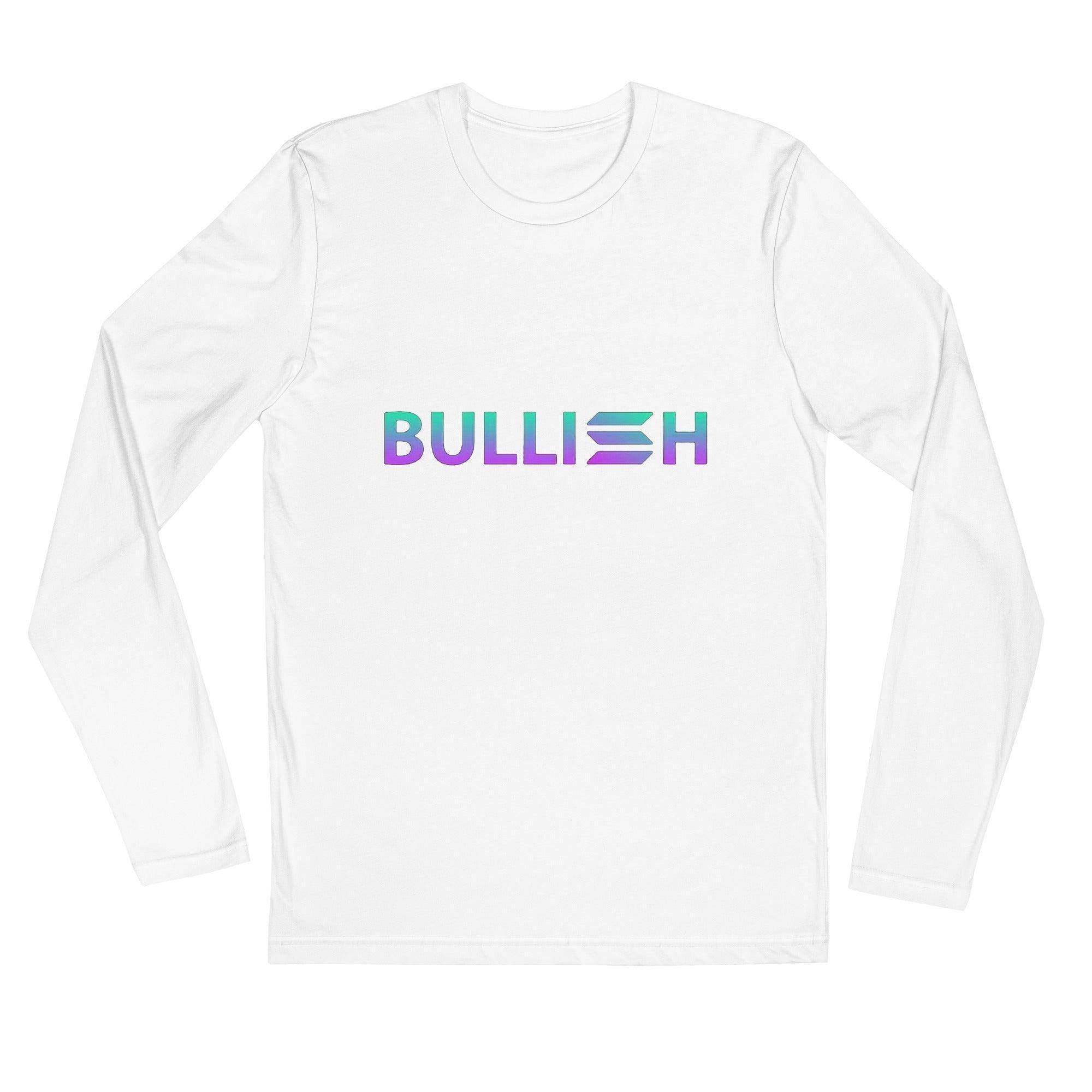 Solana (SOL) Bullish Long Sleeve T-Shirt - InvestmenTees