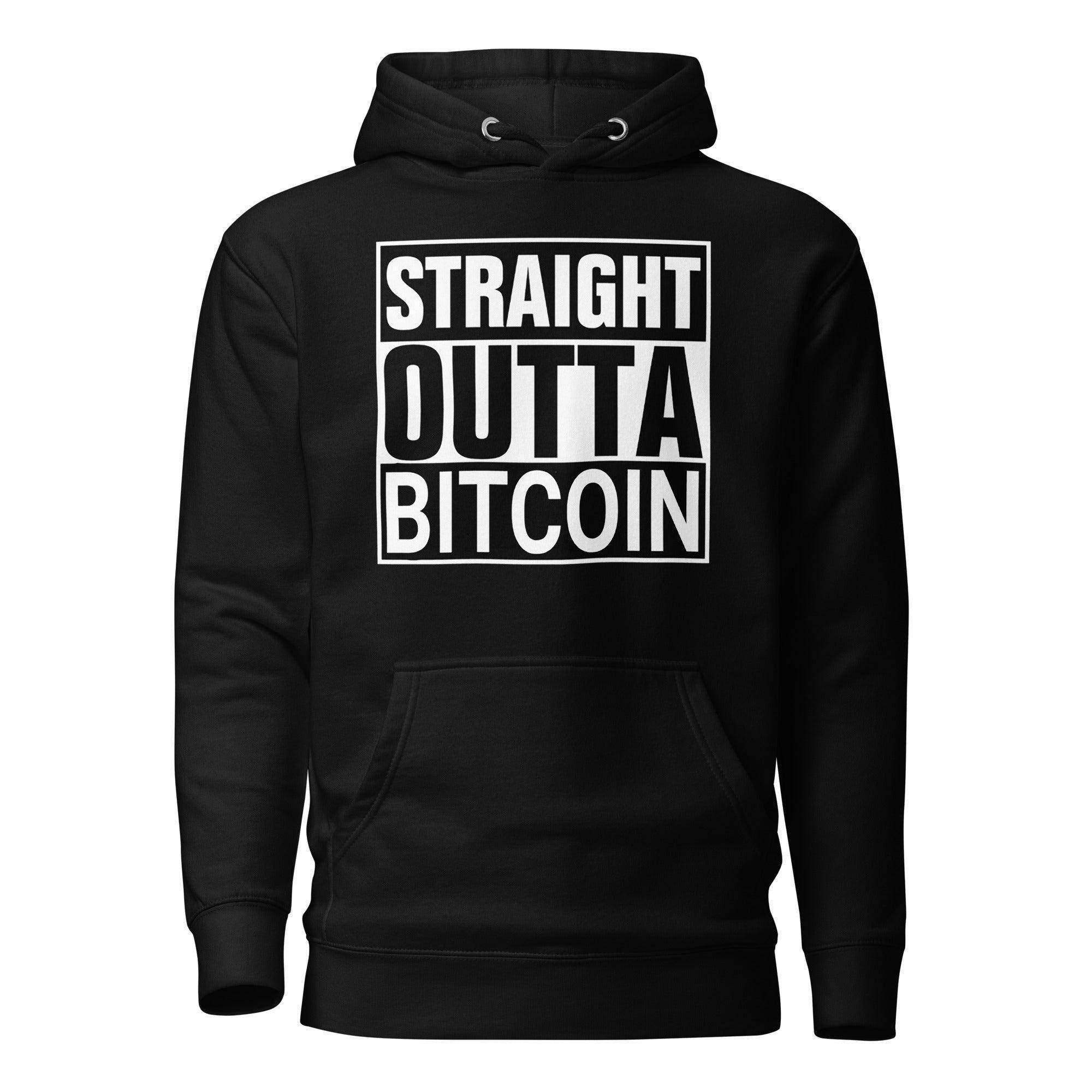 Straight Outta Bitcoin Pullover Hoodie - InvestmenTees
