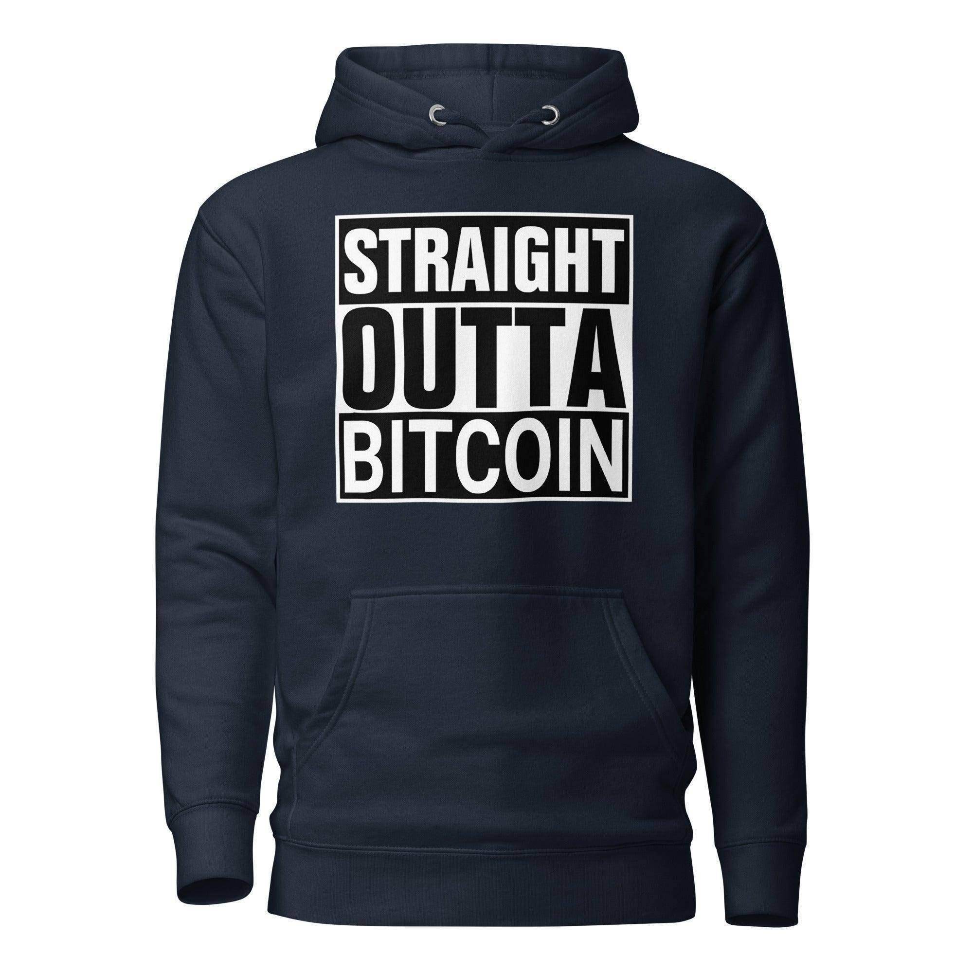 Straight Outta Bitcoin Pullover Hoodie - InvestmenTees