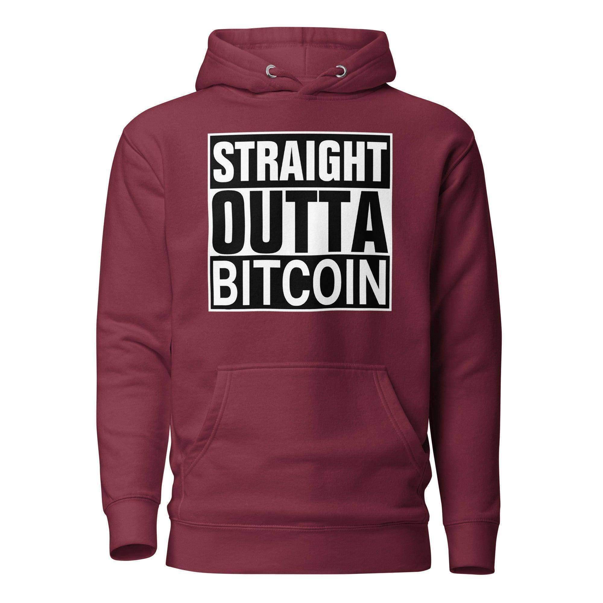 Straight Outta Bitcoin Pullover Hoodie - InvestmenTees