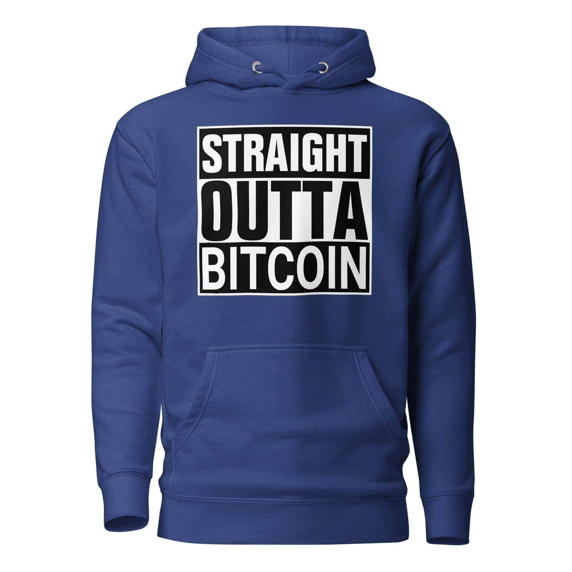 Straight Outta Bitcoin Pullover Hoodie - InvestmenTees