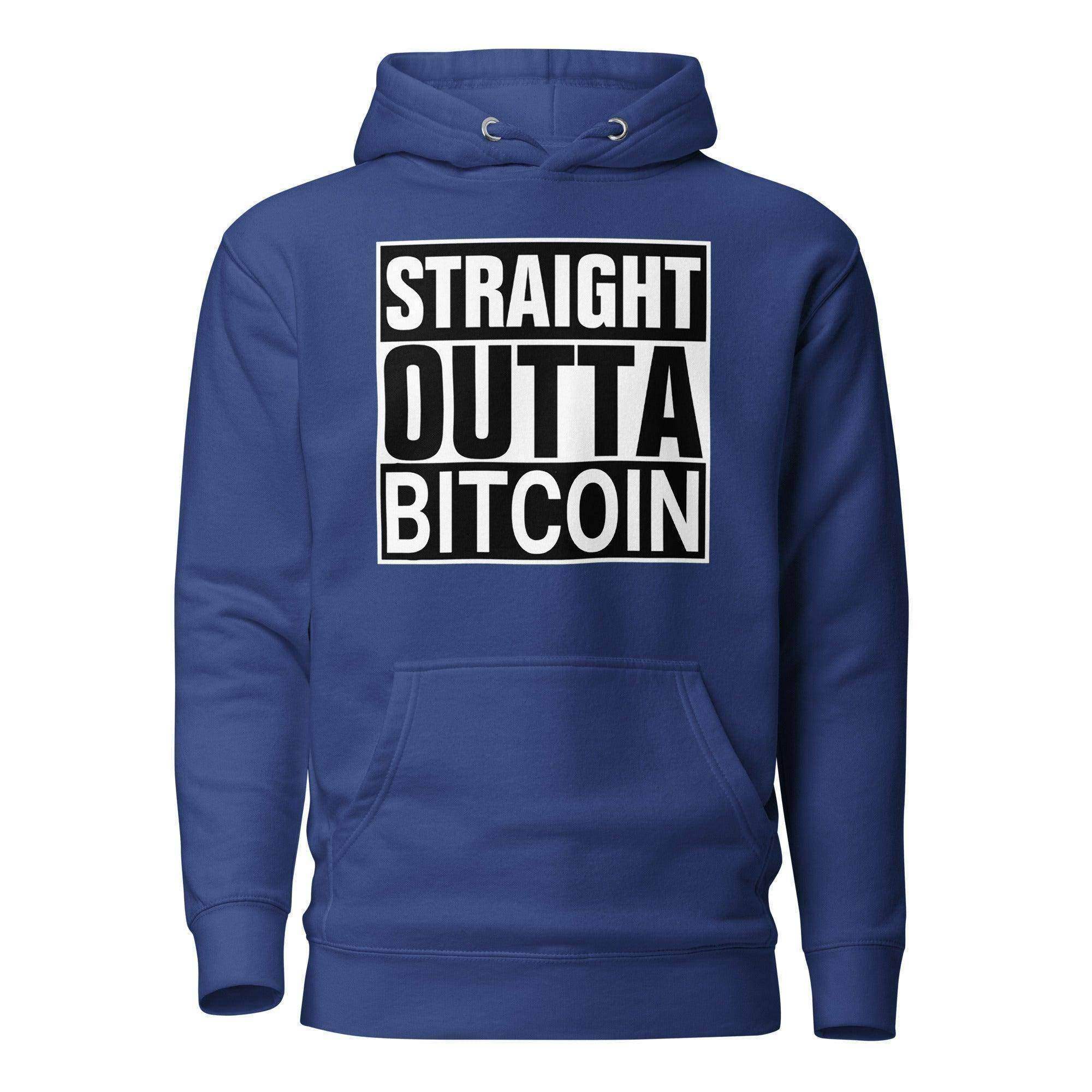 Straight Outta Bitcoin Pullover Hoodie - InvestmenTees