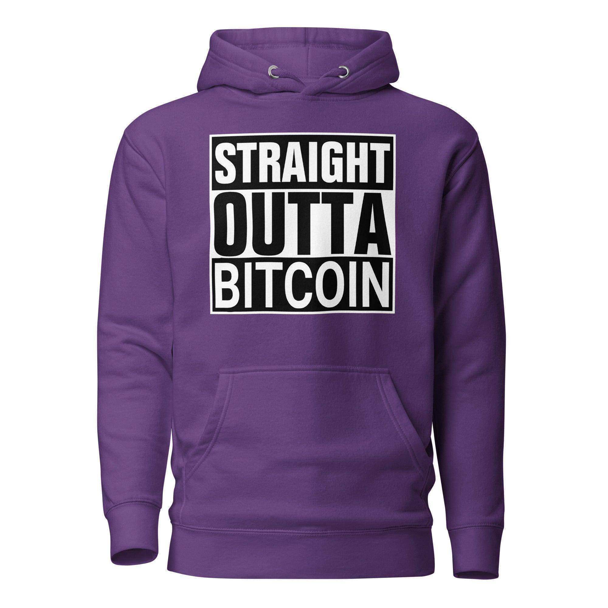 Straight Outta Bitcoin Pullover Hoodie - InvestmenTees