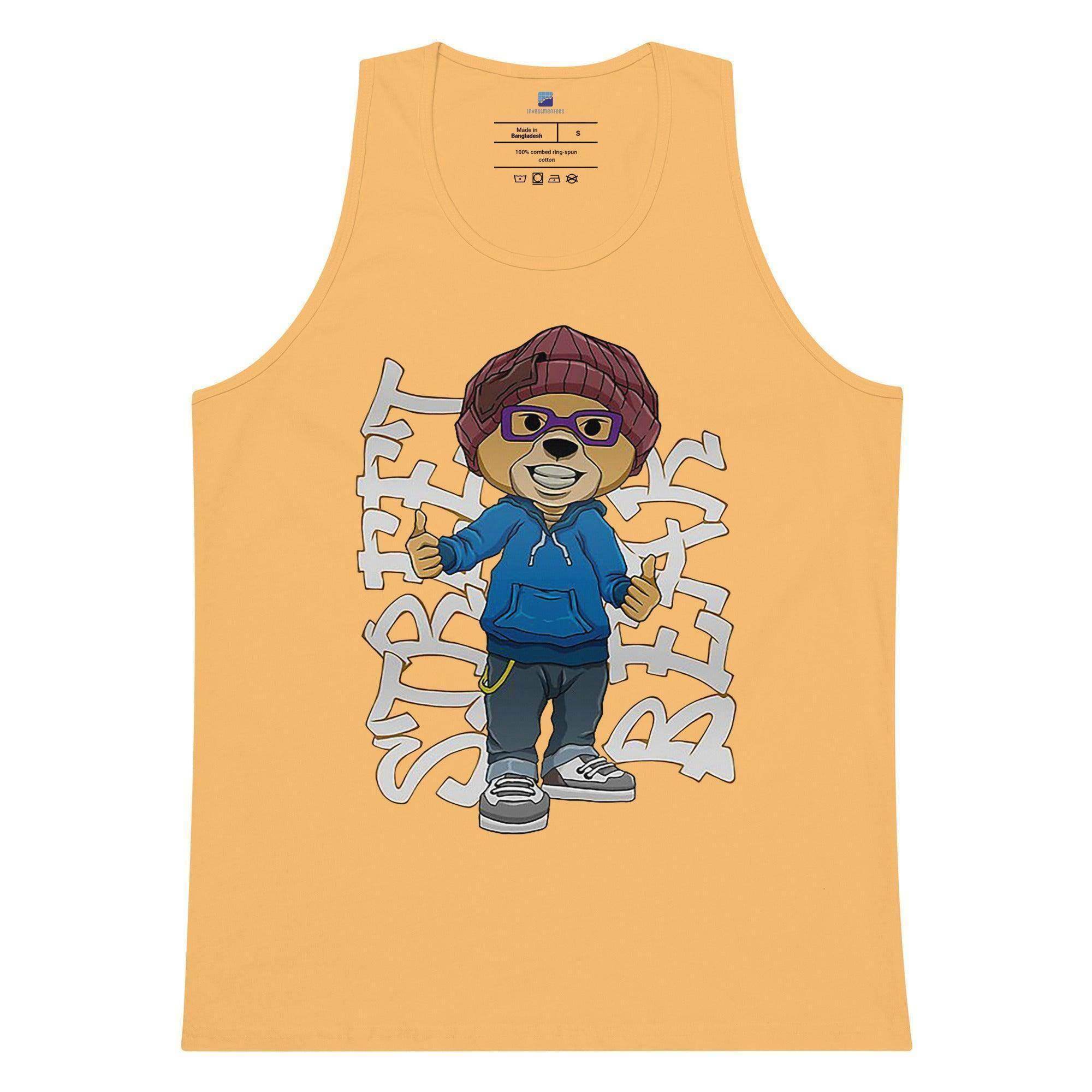 Street Bear Tank Top - InvestmenTees
