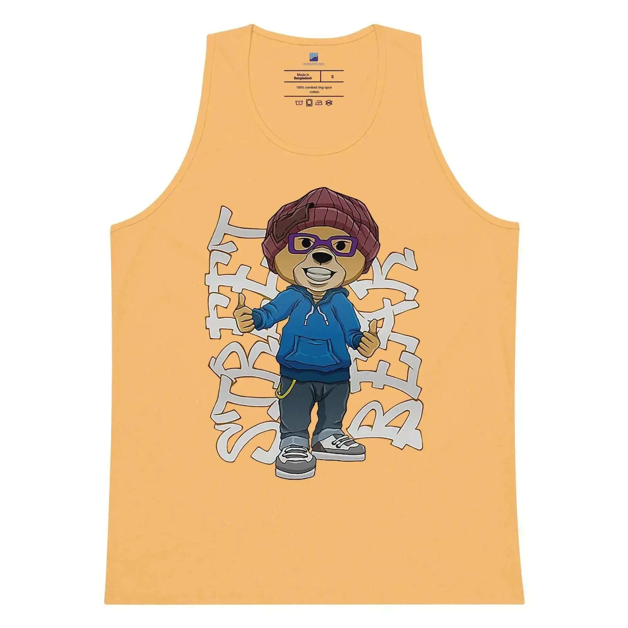 Street Bear Tank Top - InvestmenTees