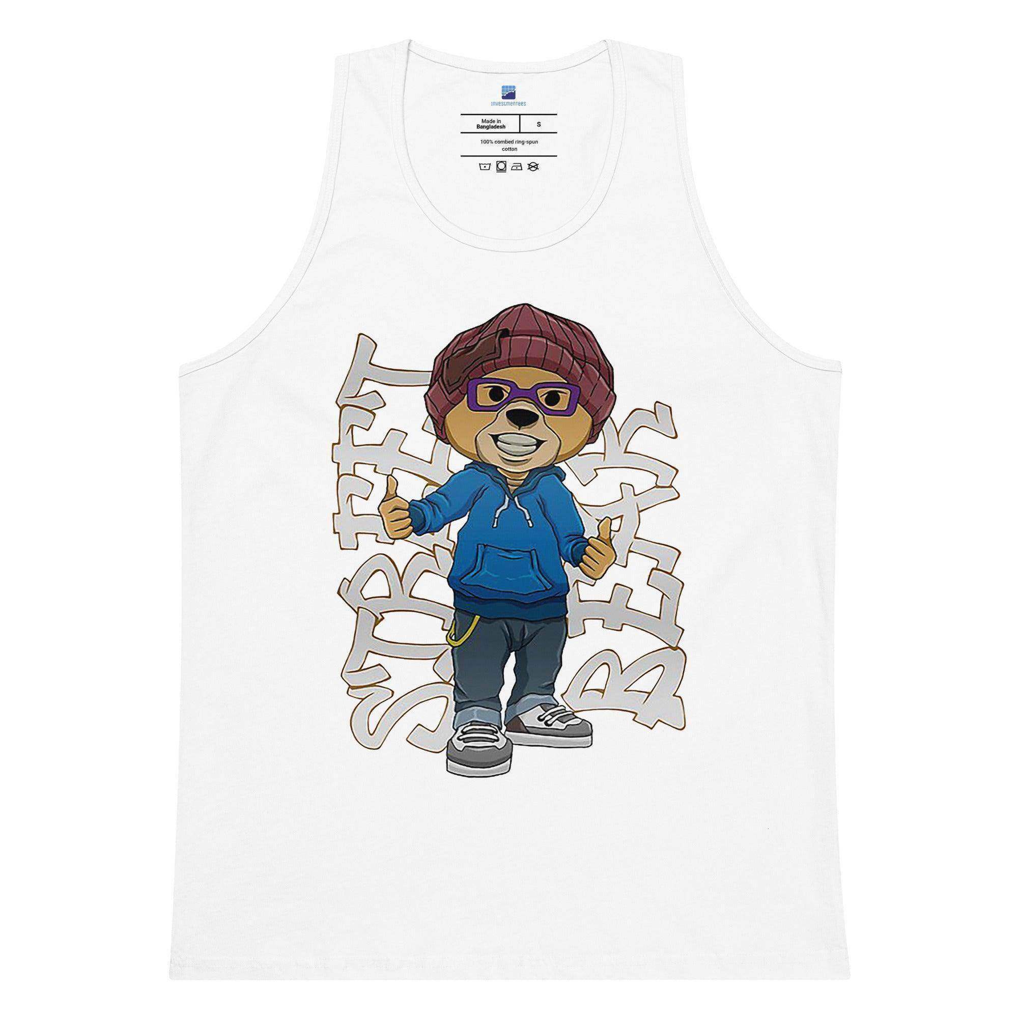 Street Bear Tank Top - InvestmenTees