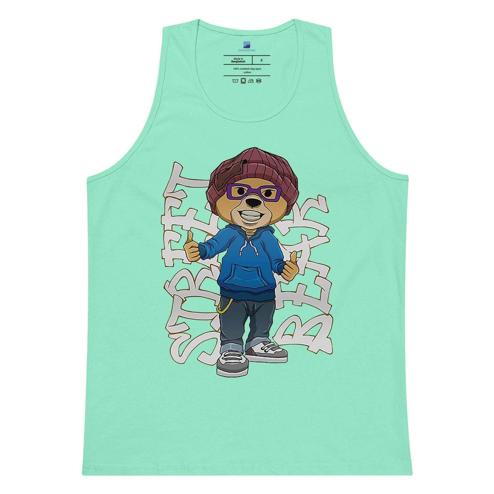 Street Bear Tank Top - InvestmenTees