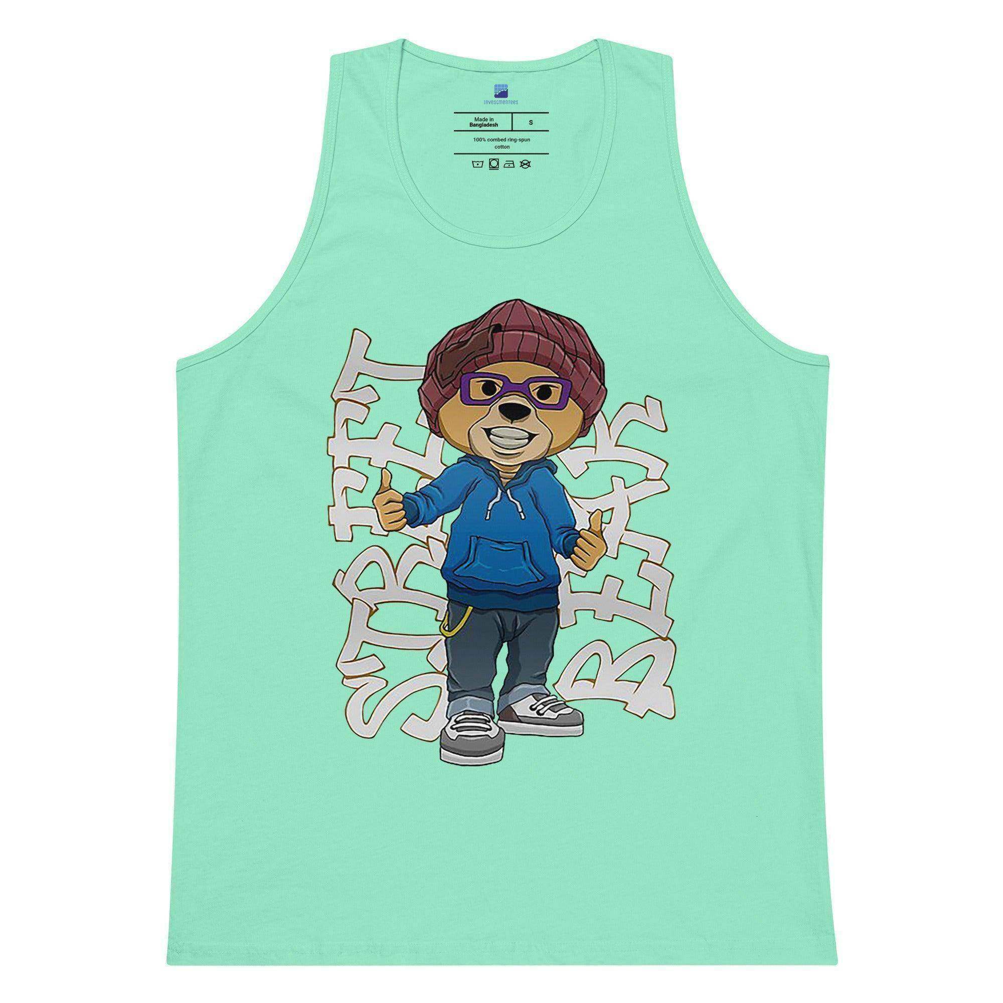Street Bear Tank Top - InvestmenTees
