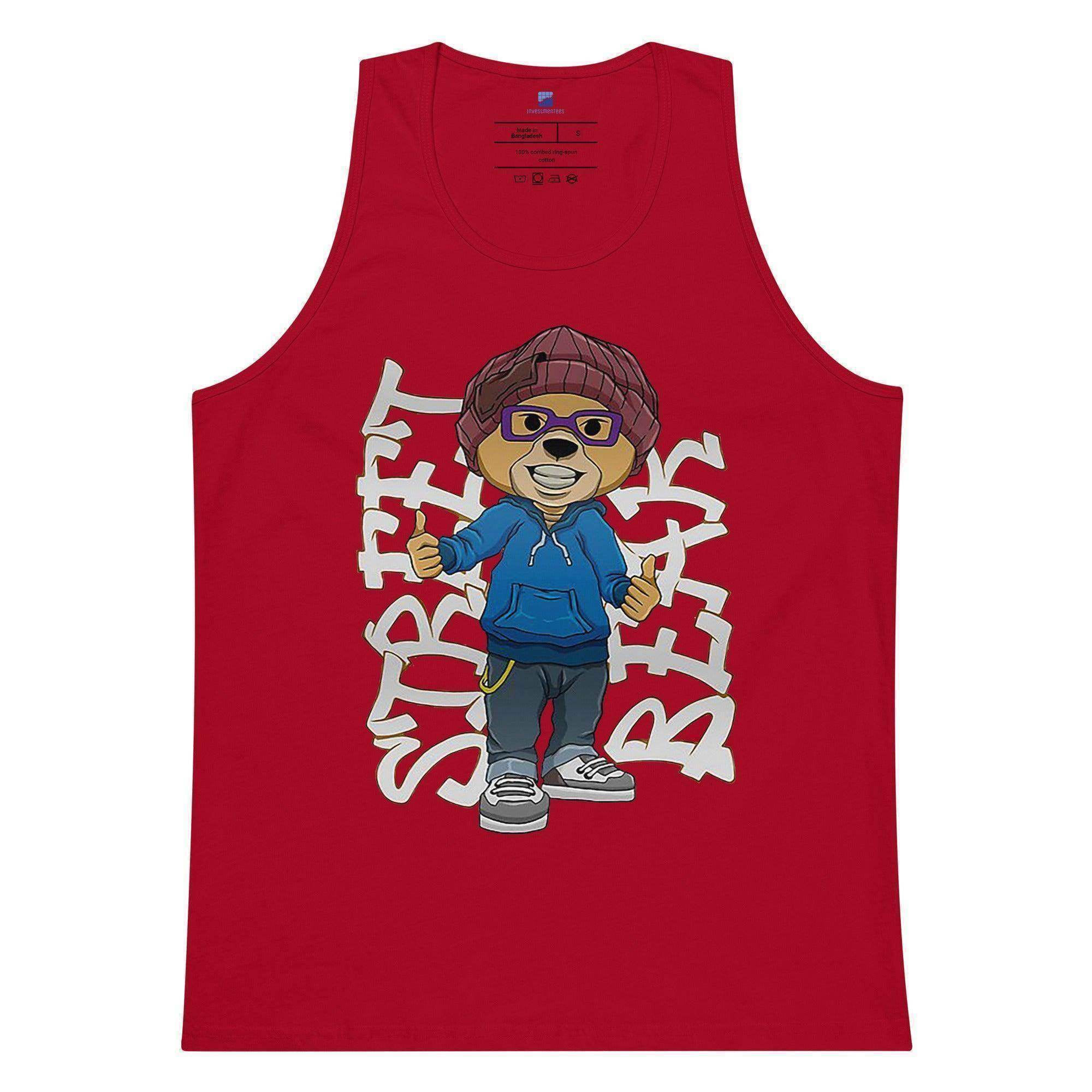 Street Bear Tank Top - InvestmenTees