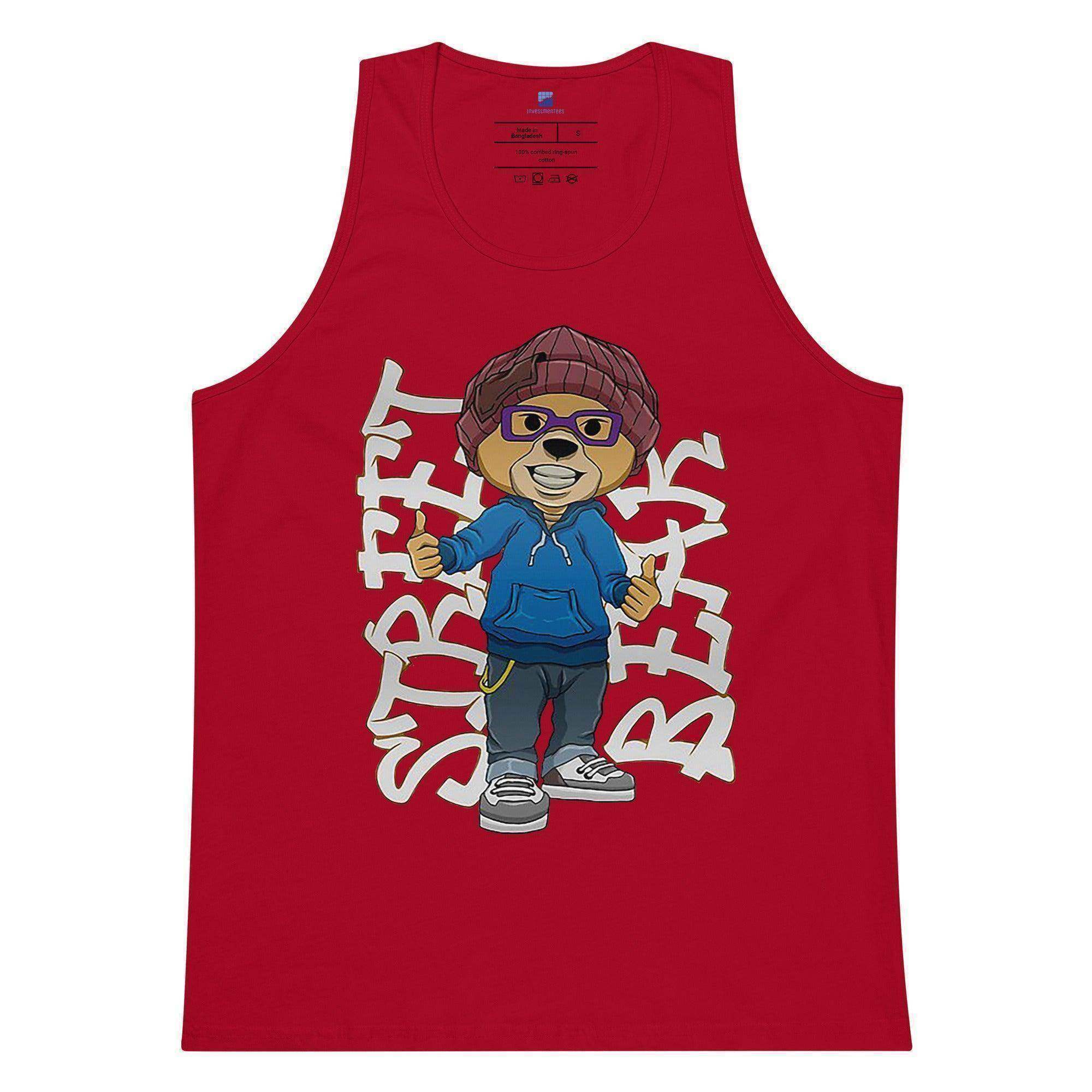Street Bear Tank Top - InvestmenTees