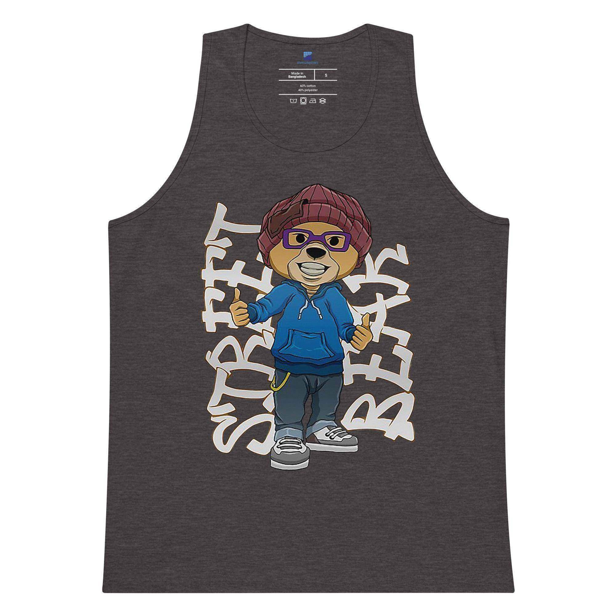 Street Bear Tank Top - InvestmenTees