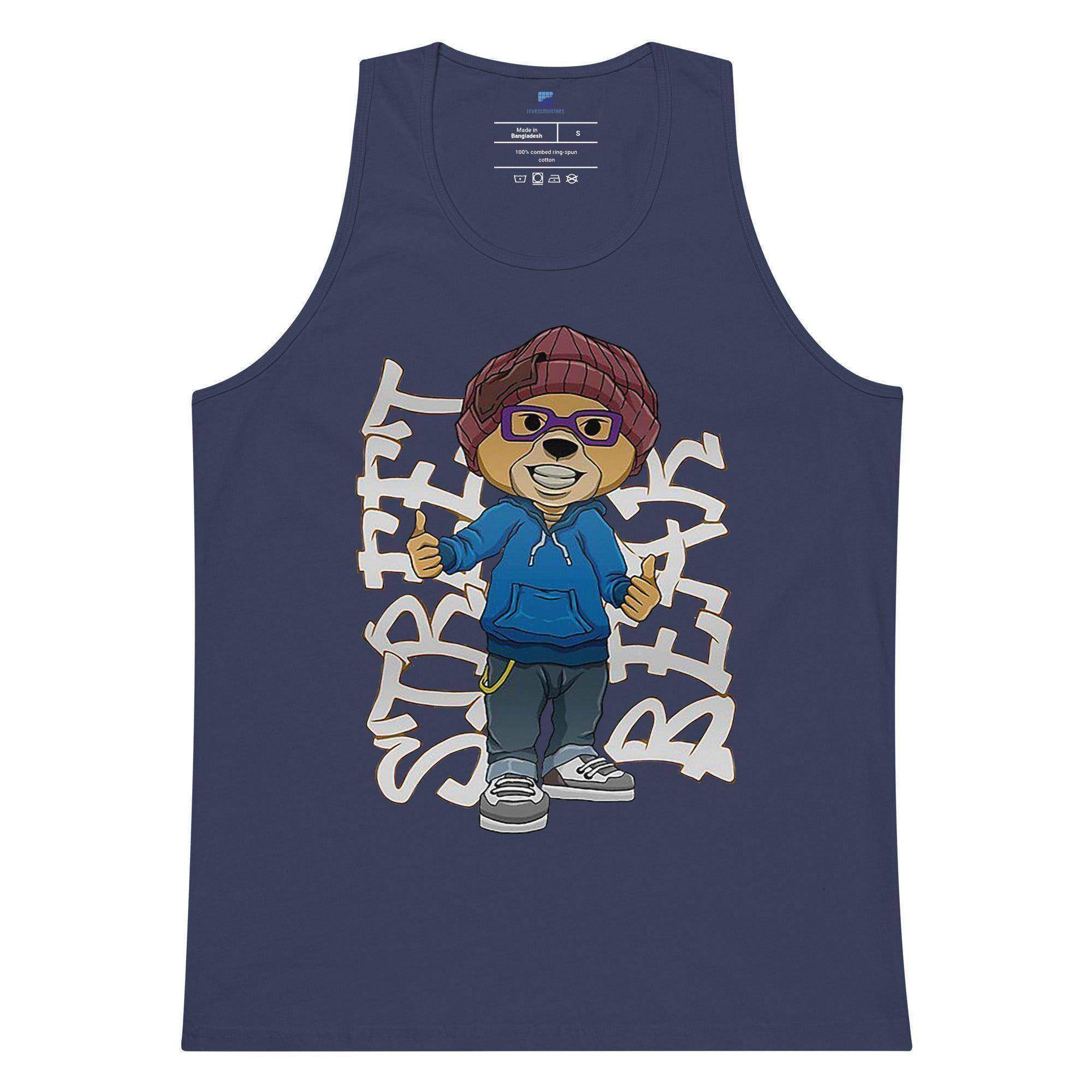Street Bear Tank Top - InvestmenTees