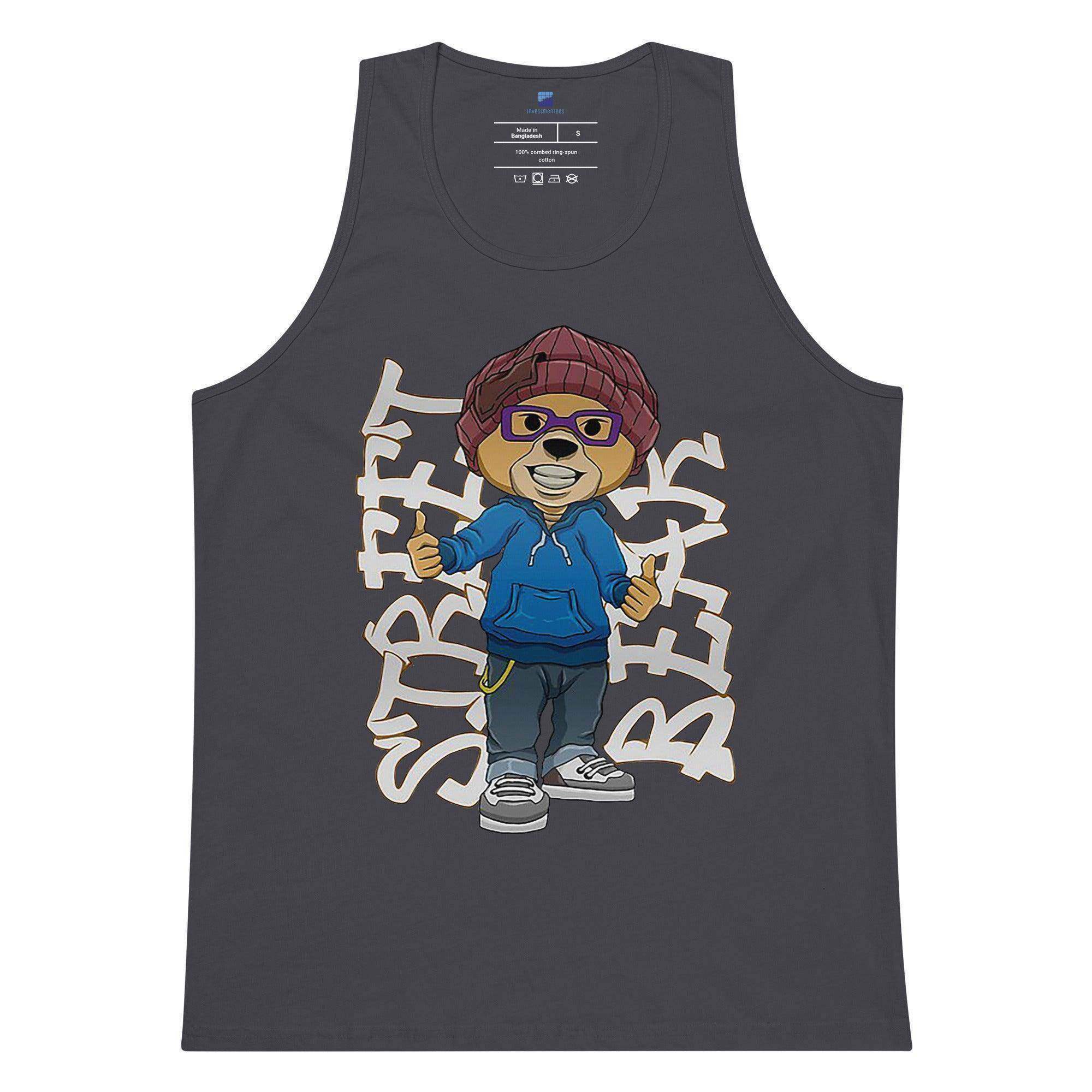 Street Bear Tank Top - InvestmenTees