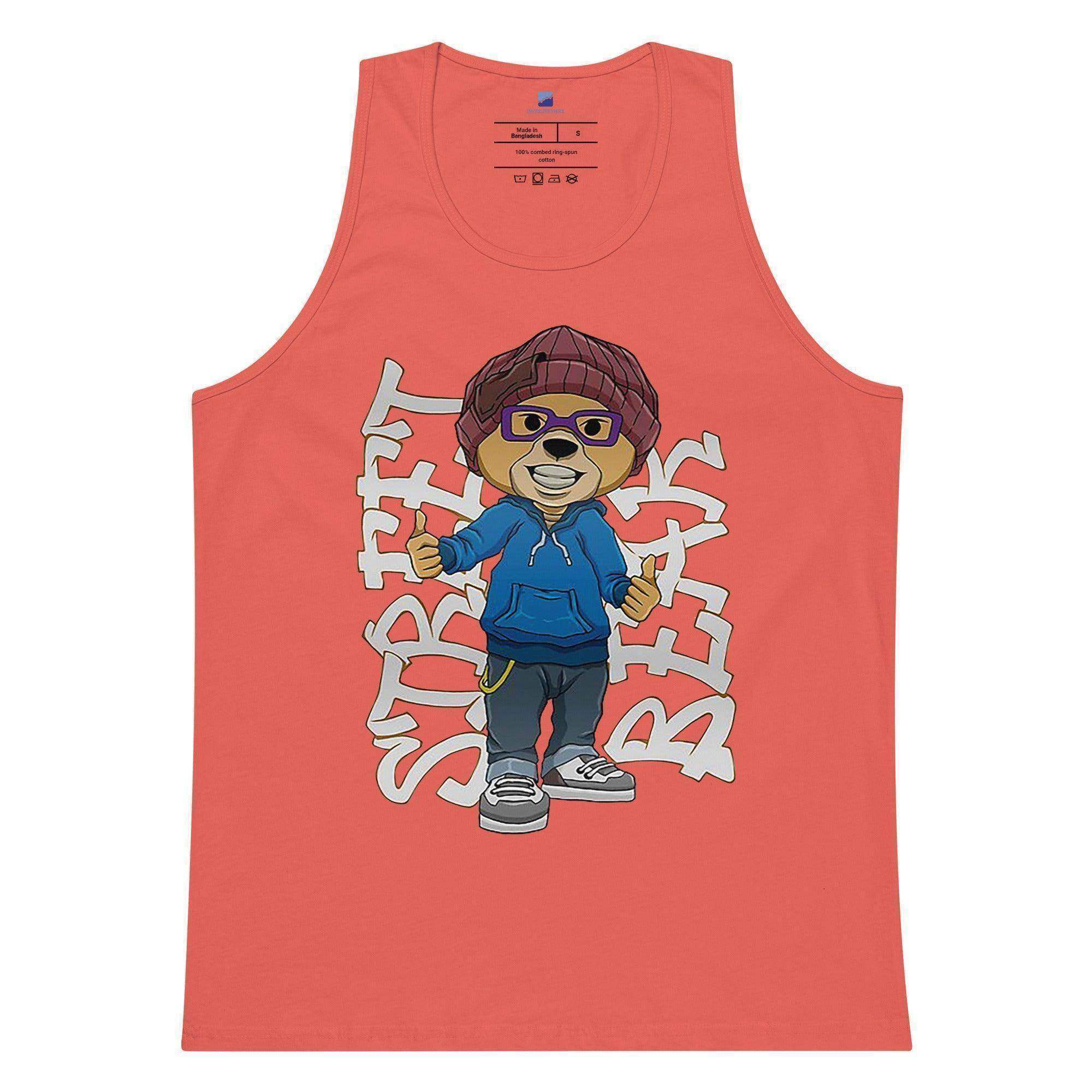 Street Bear Tank Top - InvestmenTees