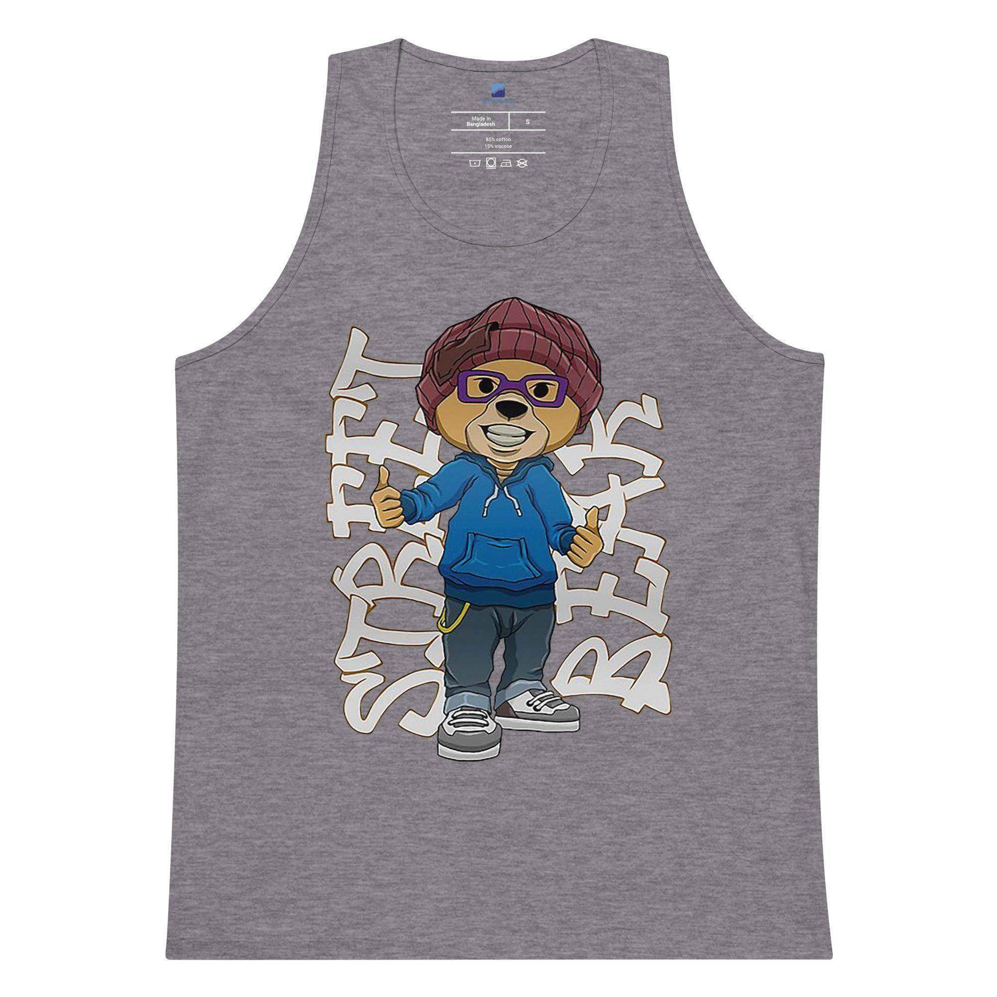 Street Bear Tank Top - InvestmenTees