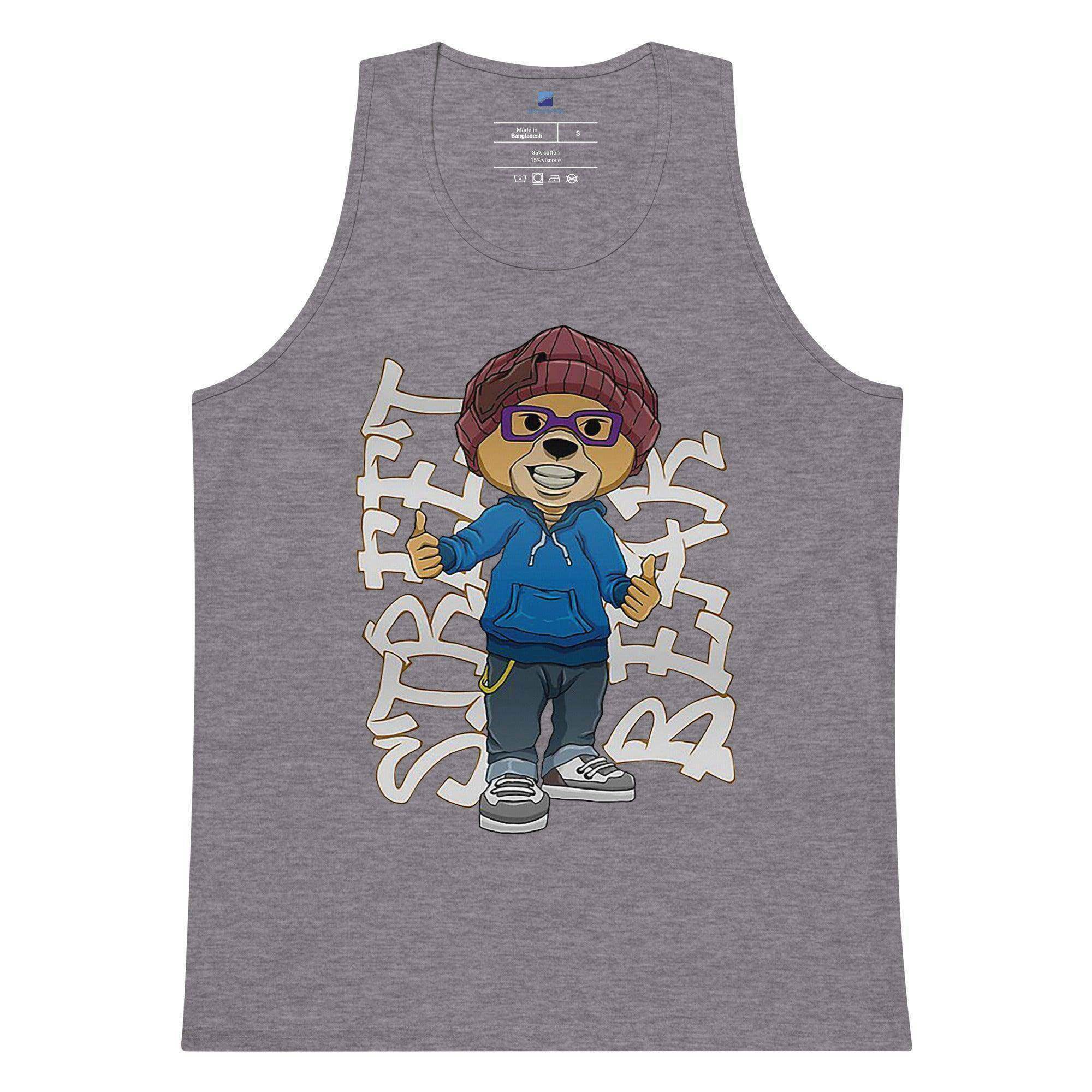 Street Bear Tank Top - InvestmenTees