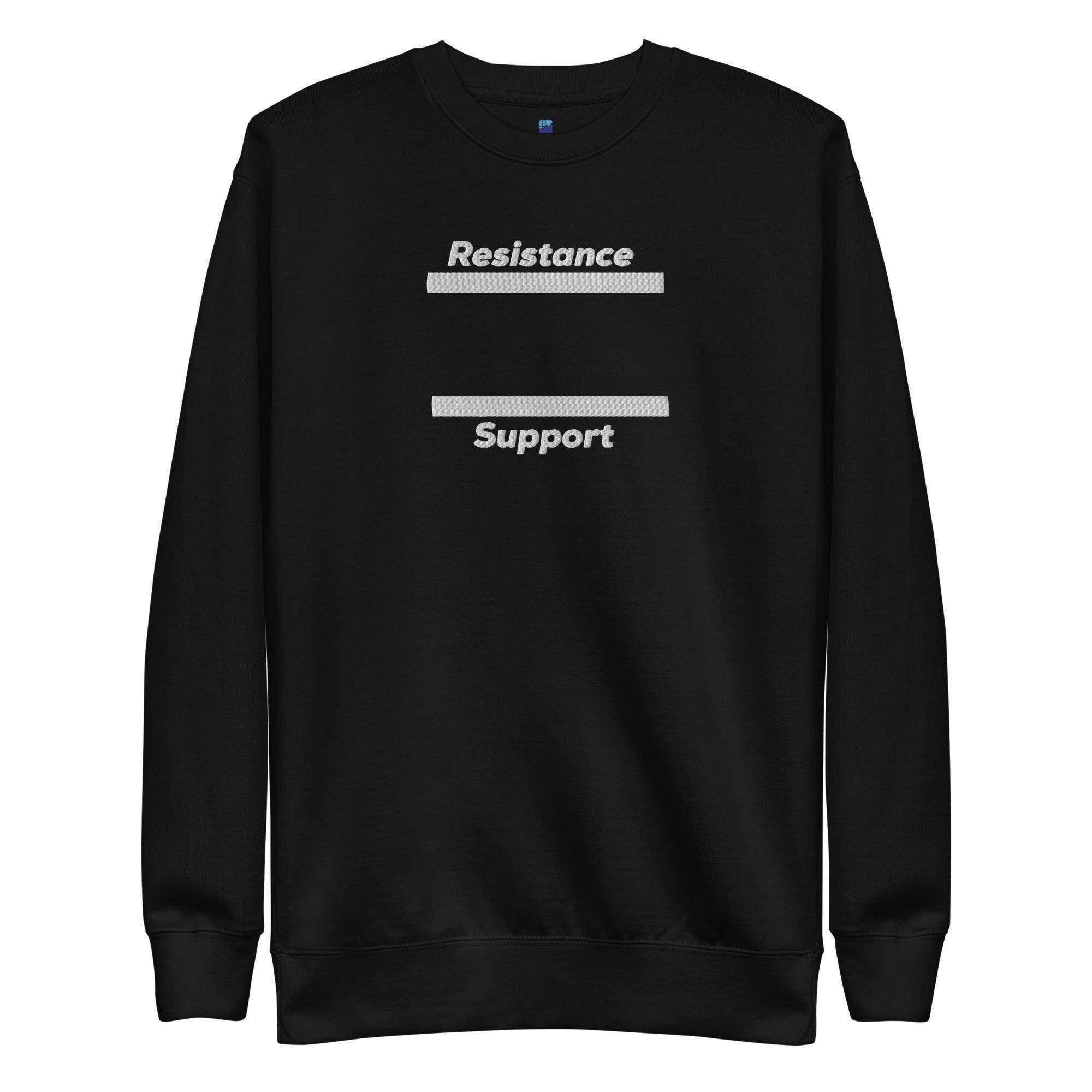 Support & Resistance Sweatshirt - InvestmenTees