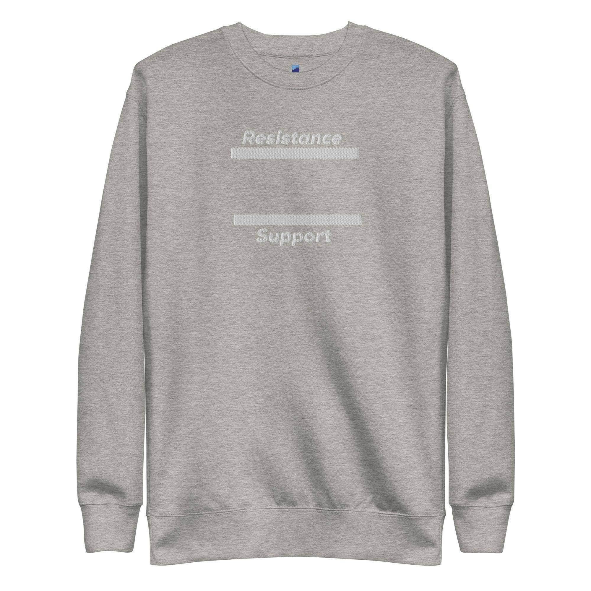 Support & Resistance Sweatshirt - InvestmenTees