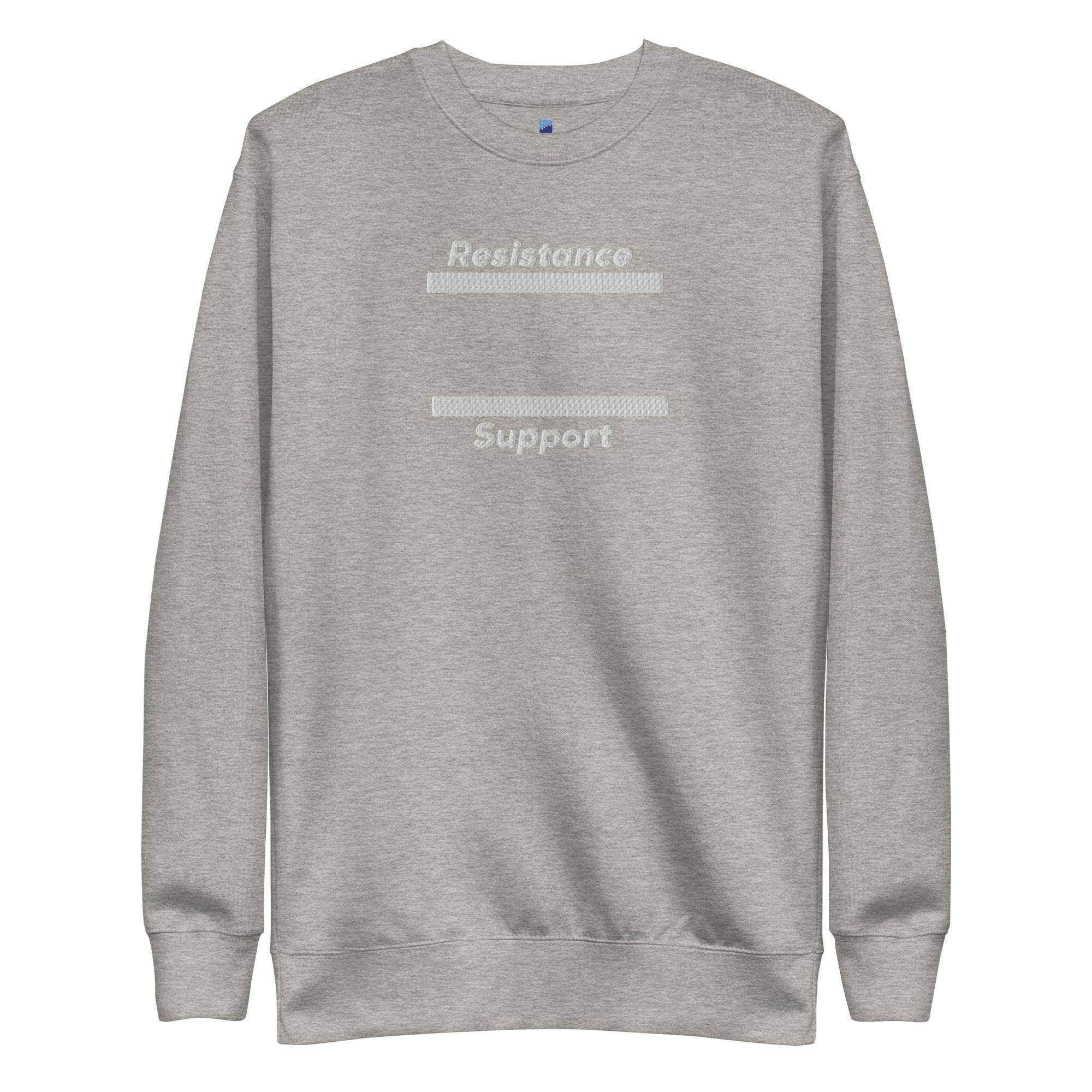 Support & Resistance Sweatshirt - InvestmenTees