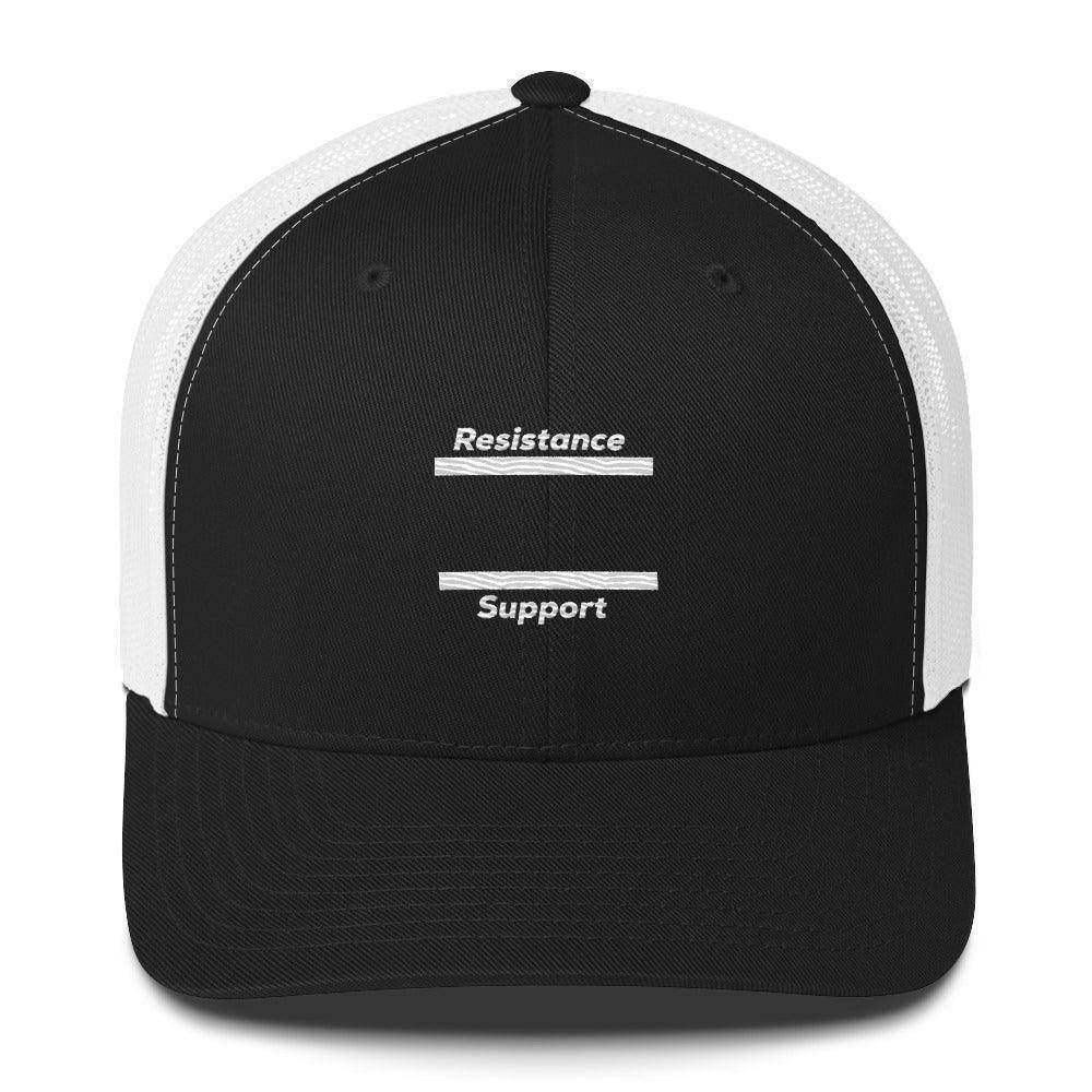 Support | Resistance Trucker Cap - InvestmenTees