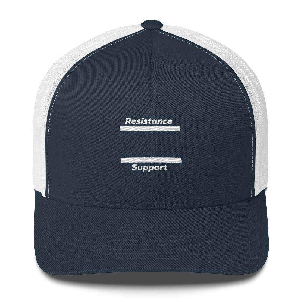 Support | Resistance Trucker Cap - InvestmenTees