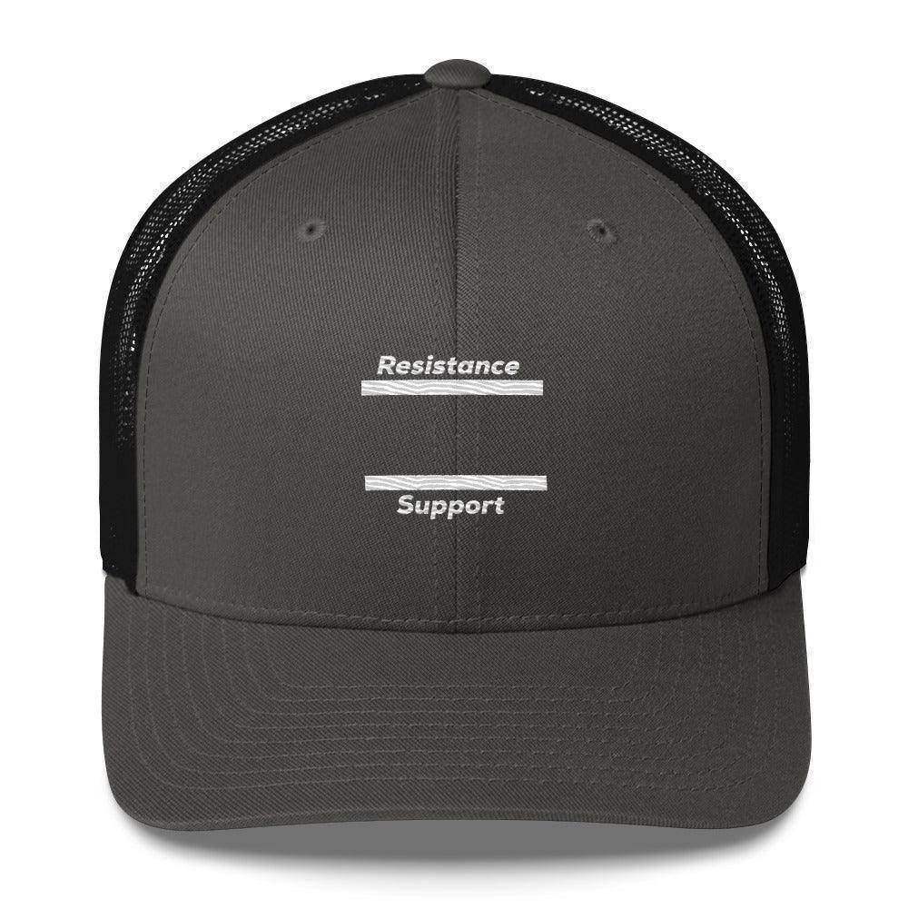 Support | Resistance Trucker Cap - InvestmenTees