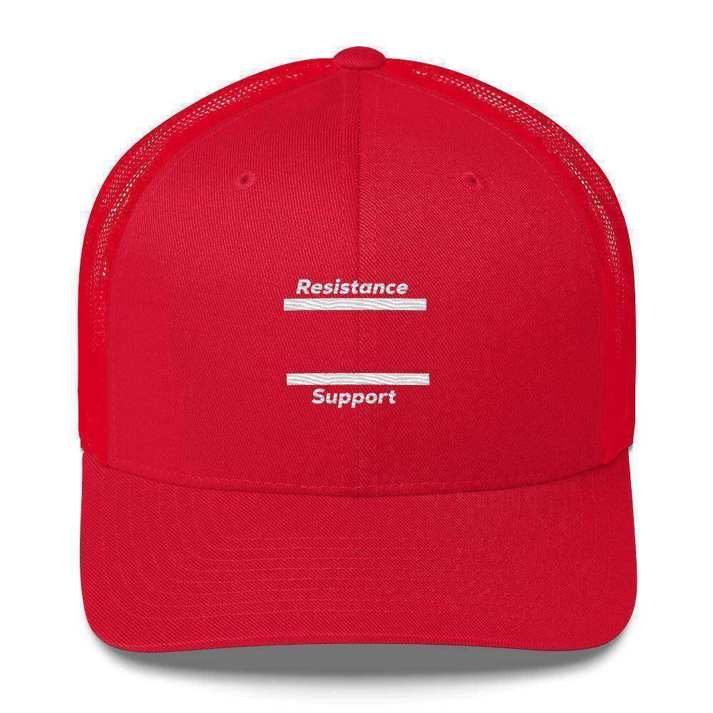 Support | Resistance Trucker Cap - InvestmenTees