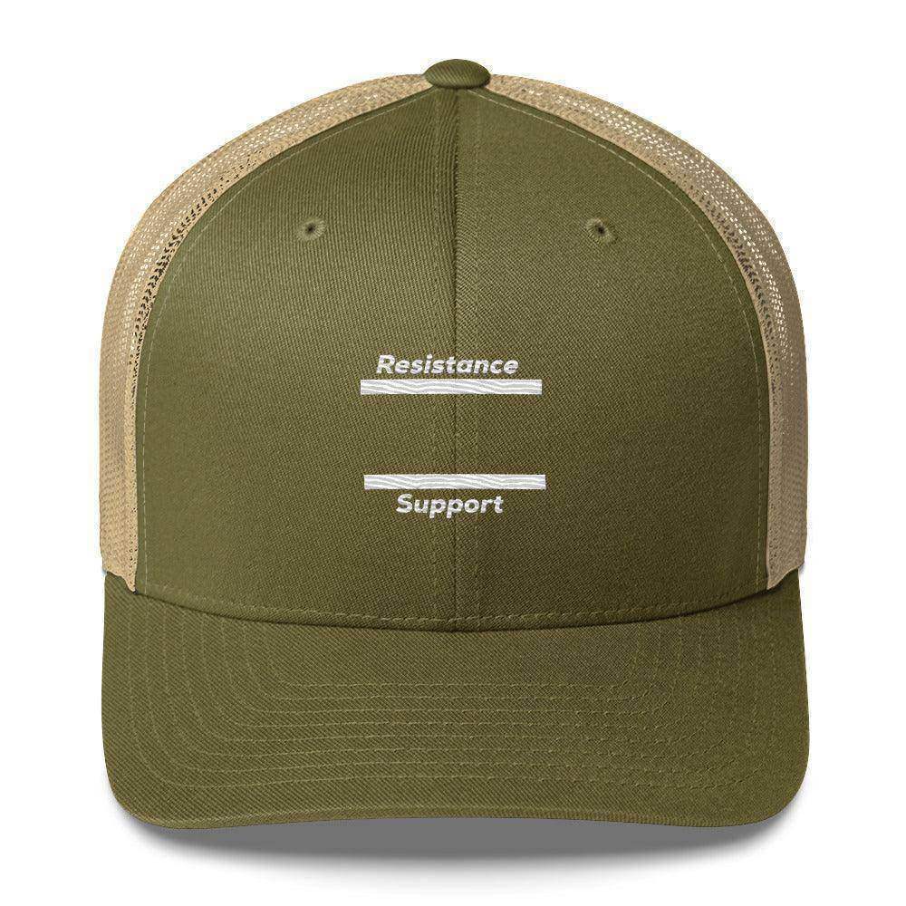 Support | Resistance Trucker Cap - InvestmenTees