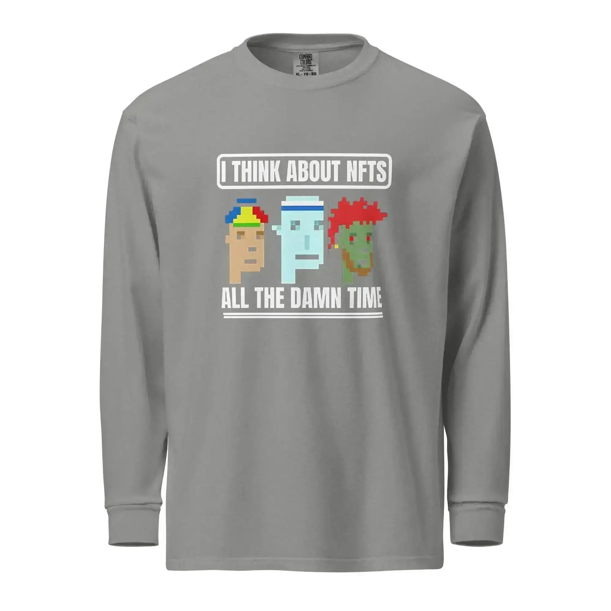 Thinking About NFT's Long Sleeve T-Shirt - InvestmenTees