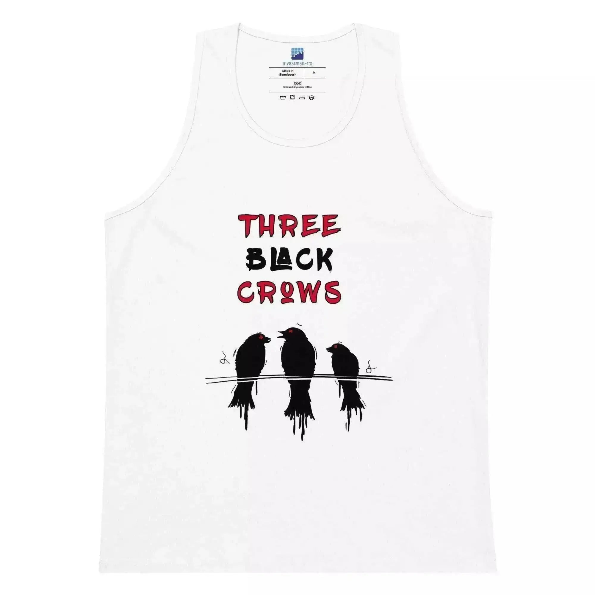 Three Black Crows Tank Top - InvestmenTees