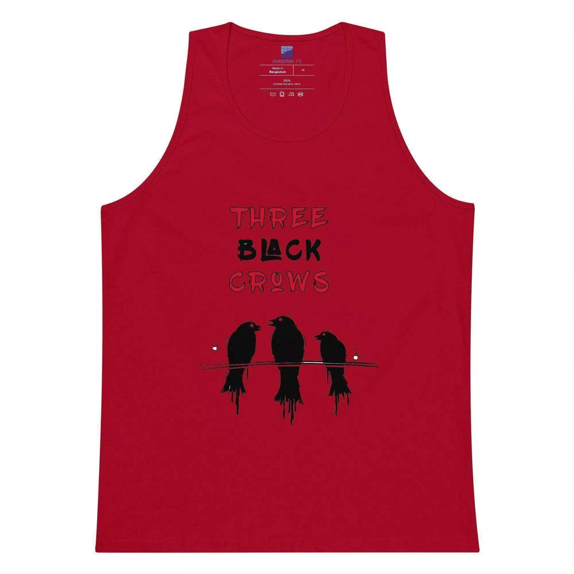 Three Black Crows Tank Top - InvestmenTees