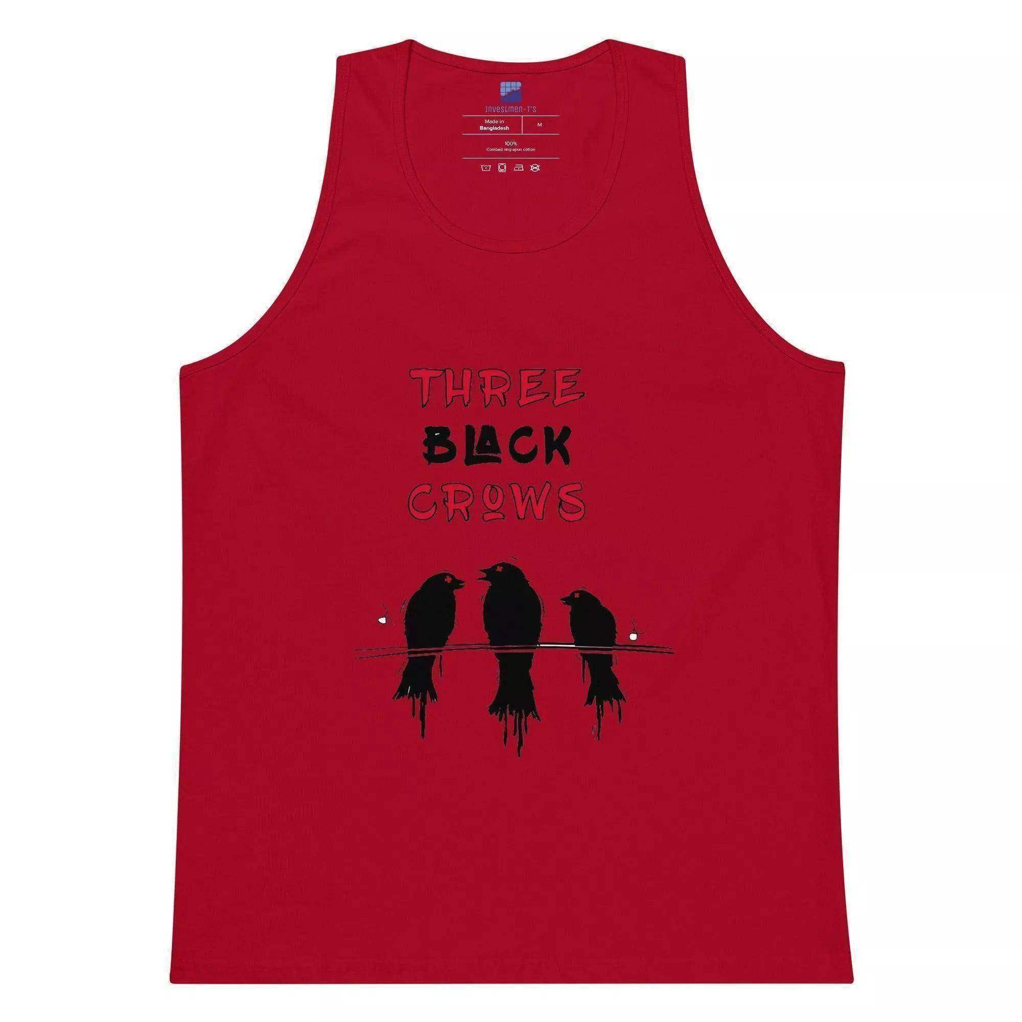 Three Black Crows Tank Top - InvestmenTees