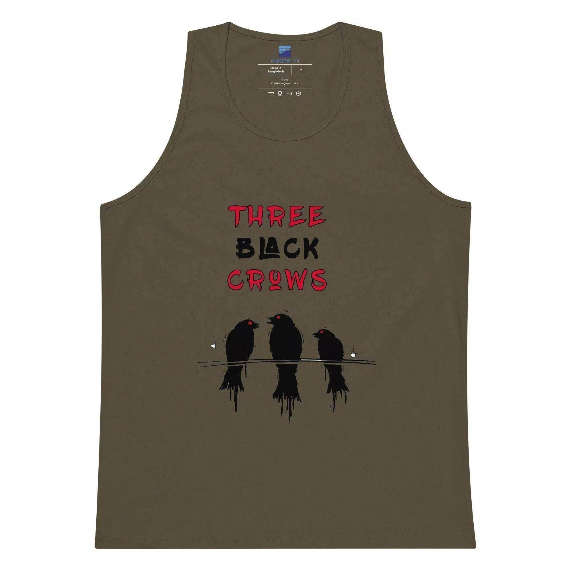 Three Black Crows Tank Top - InvestmenTees