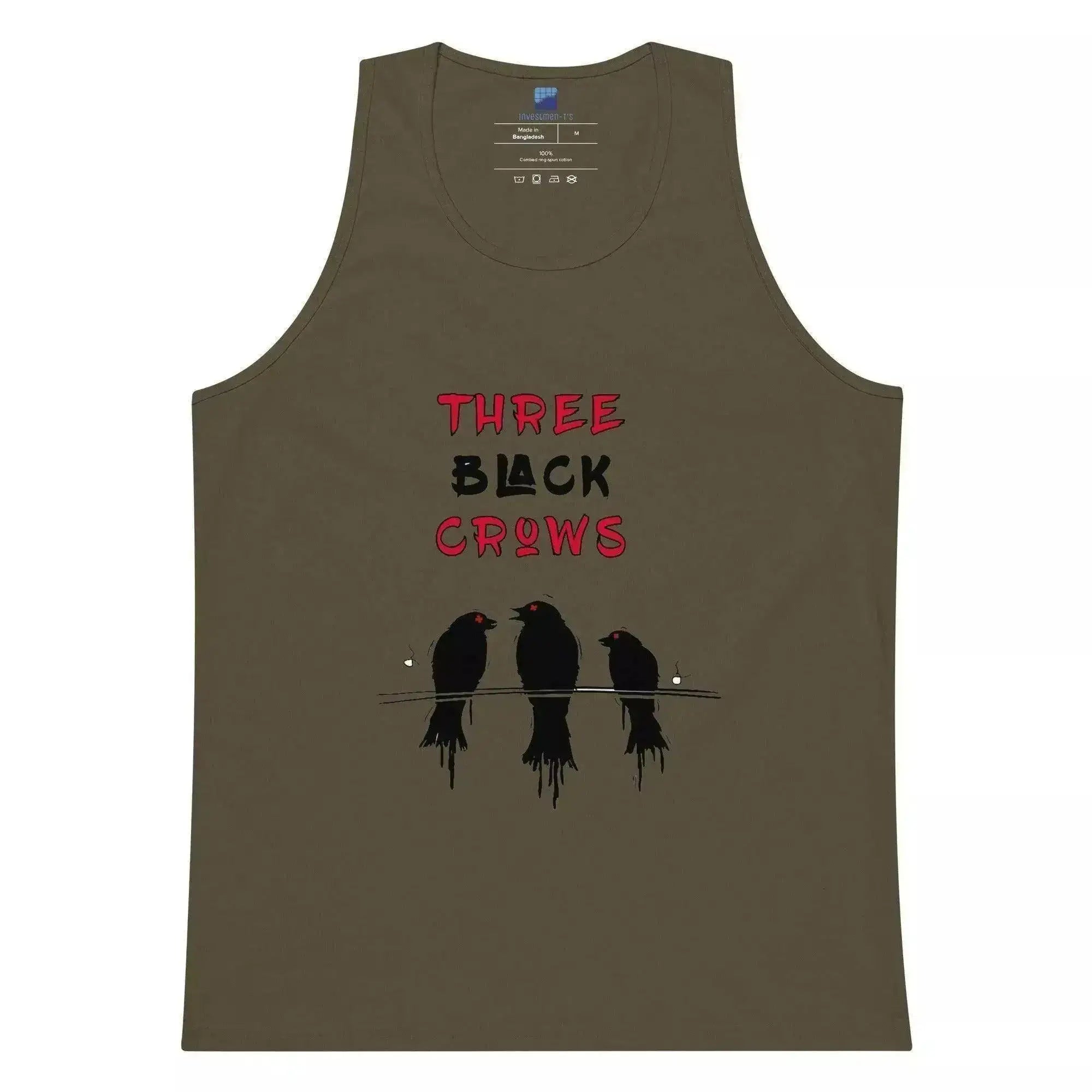 Three Black Crows Tank Top - InvestmenTees