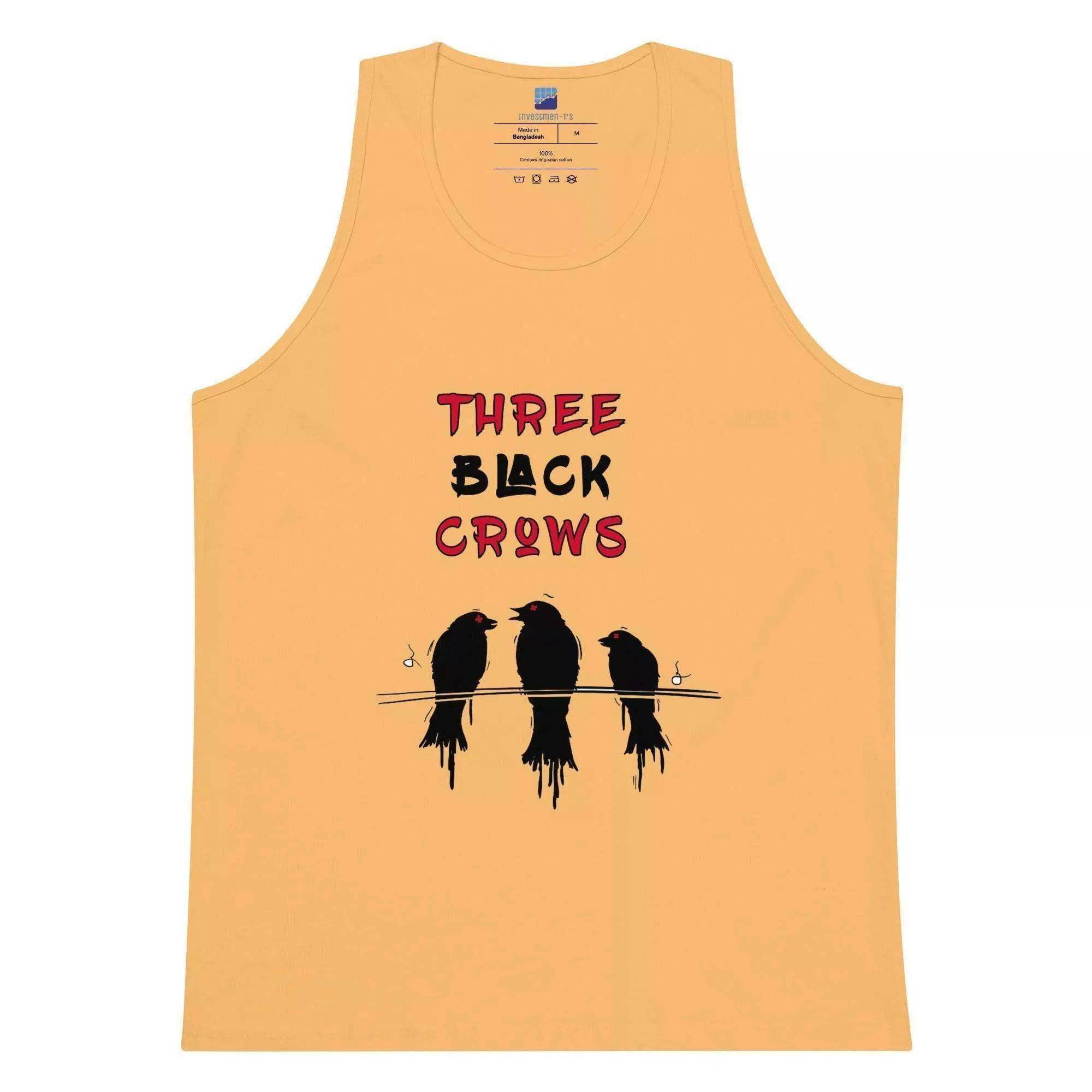 Three Black Crows Tank Top - InvestmenTees