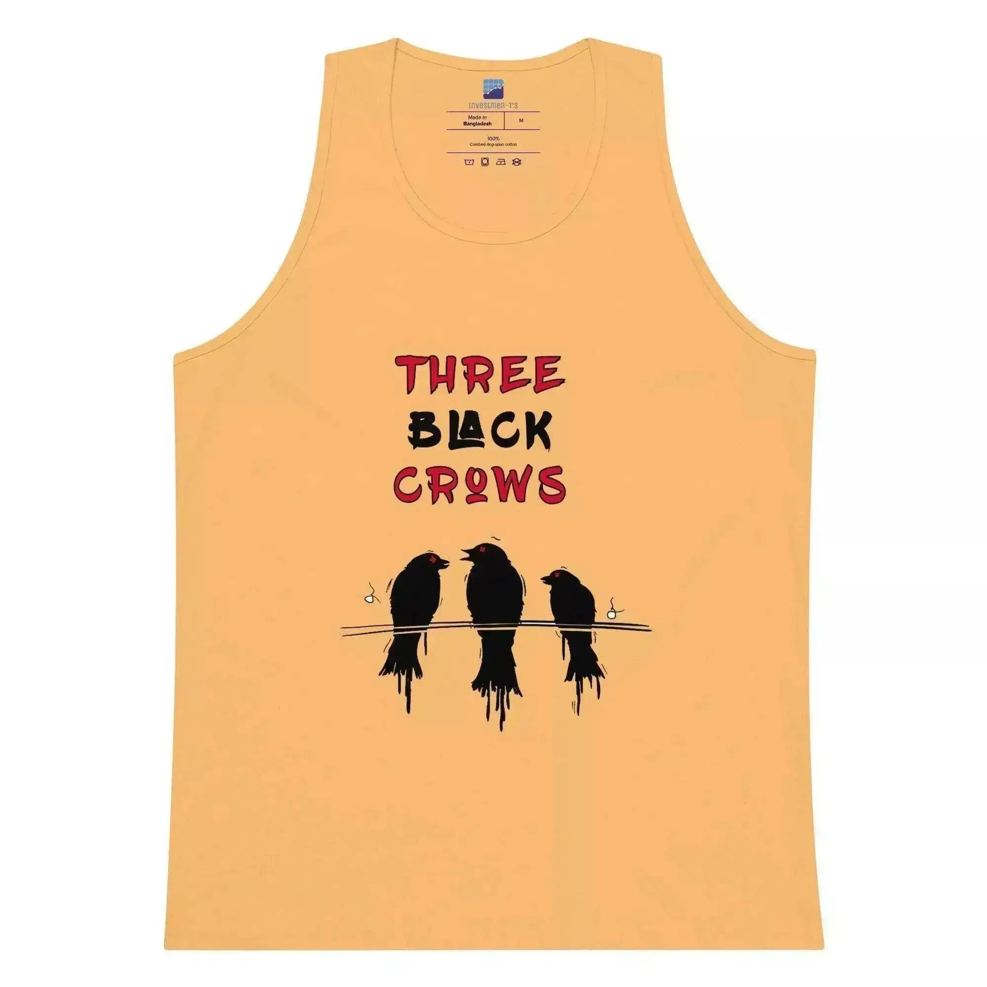 Three Black Crows Tank Top - InvestmenTees