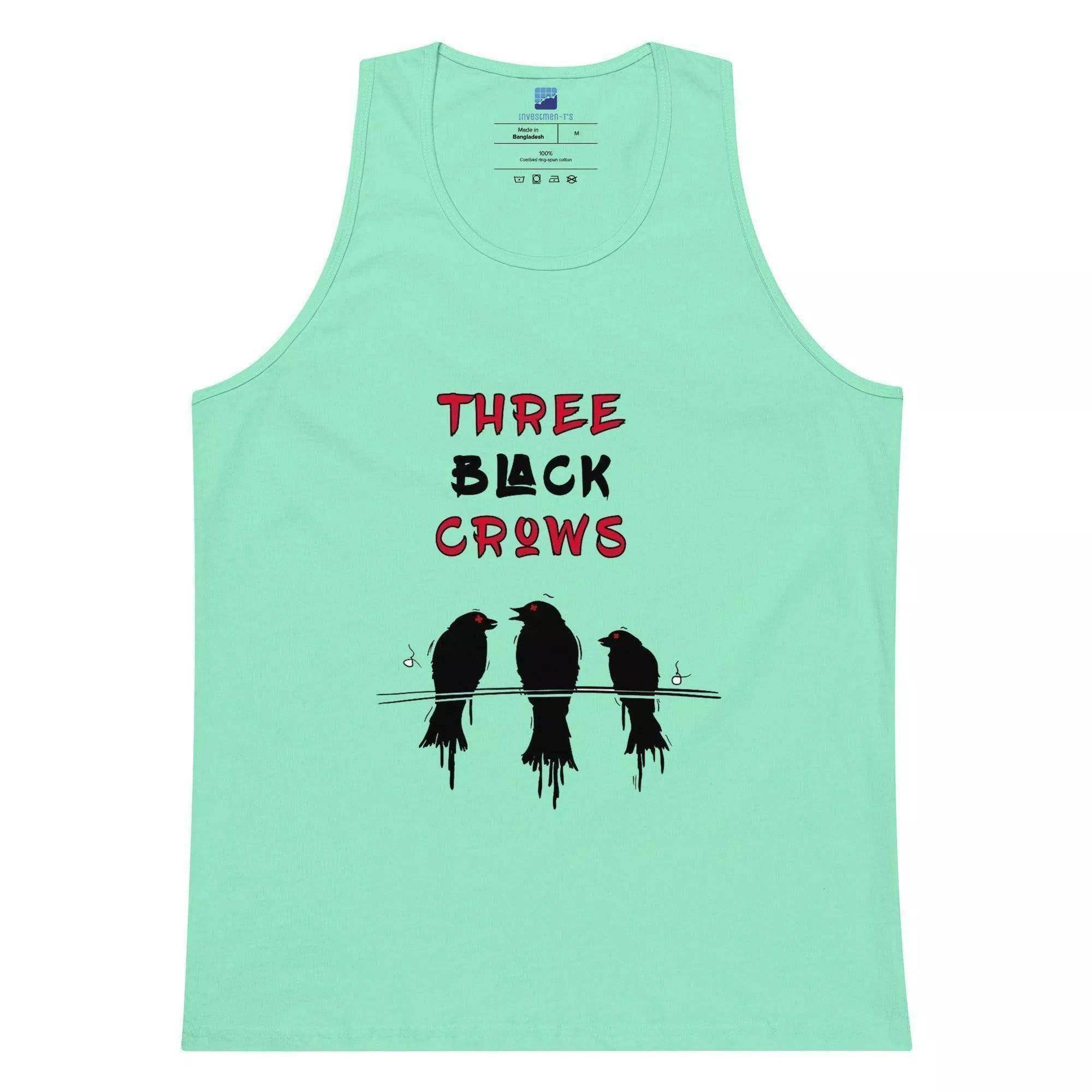 Three Black Crows Tank Top - InvestmenTees