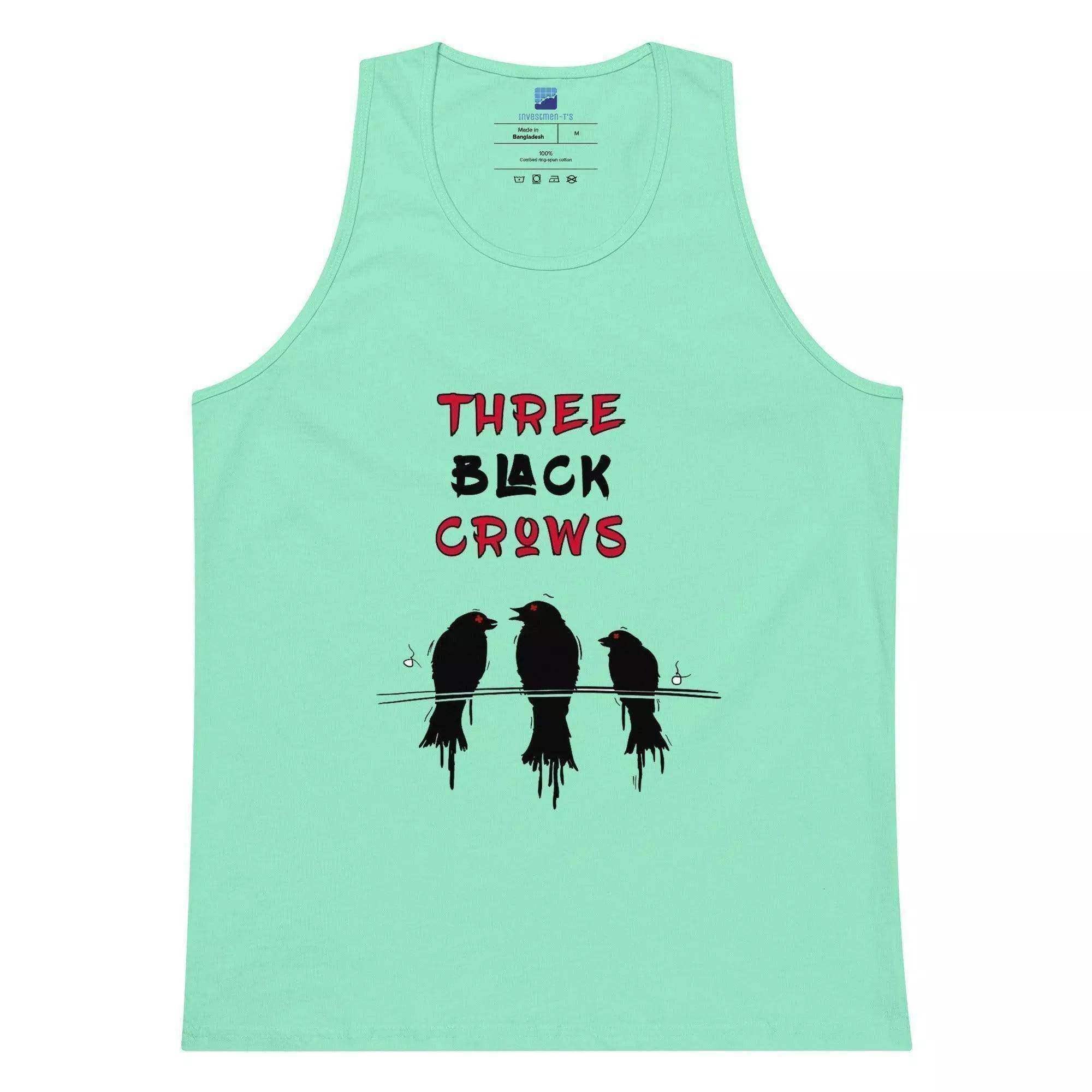 Three Black Crows Tank Top - InvestmenTees