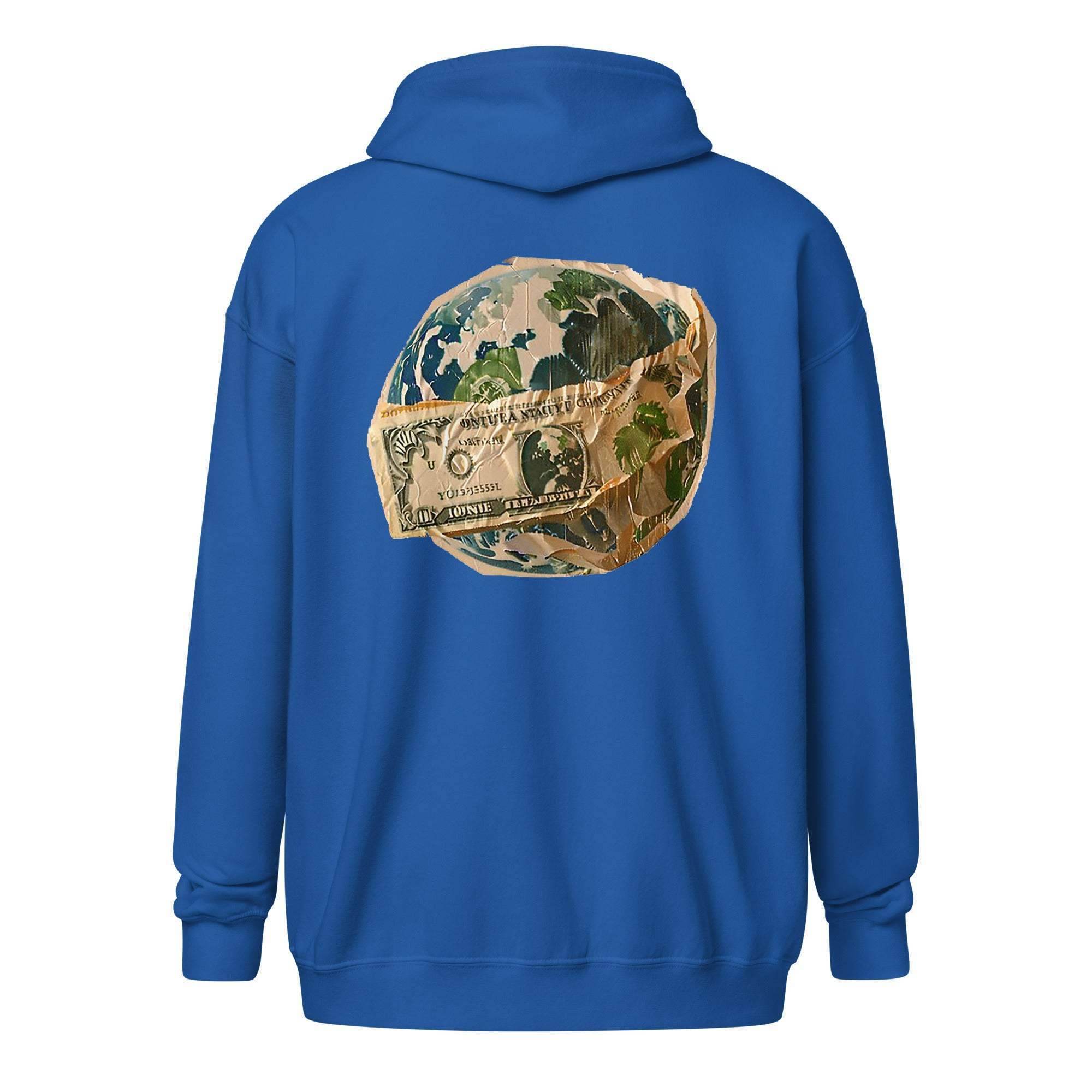A Hundred Benjamins Zip Up Hoodie - InvestmenTees