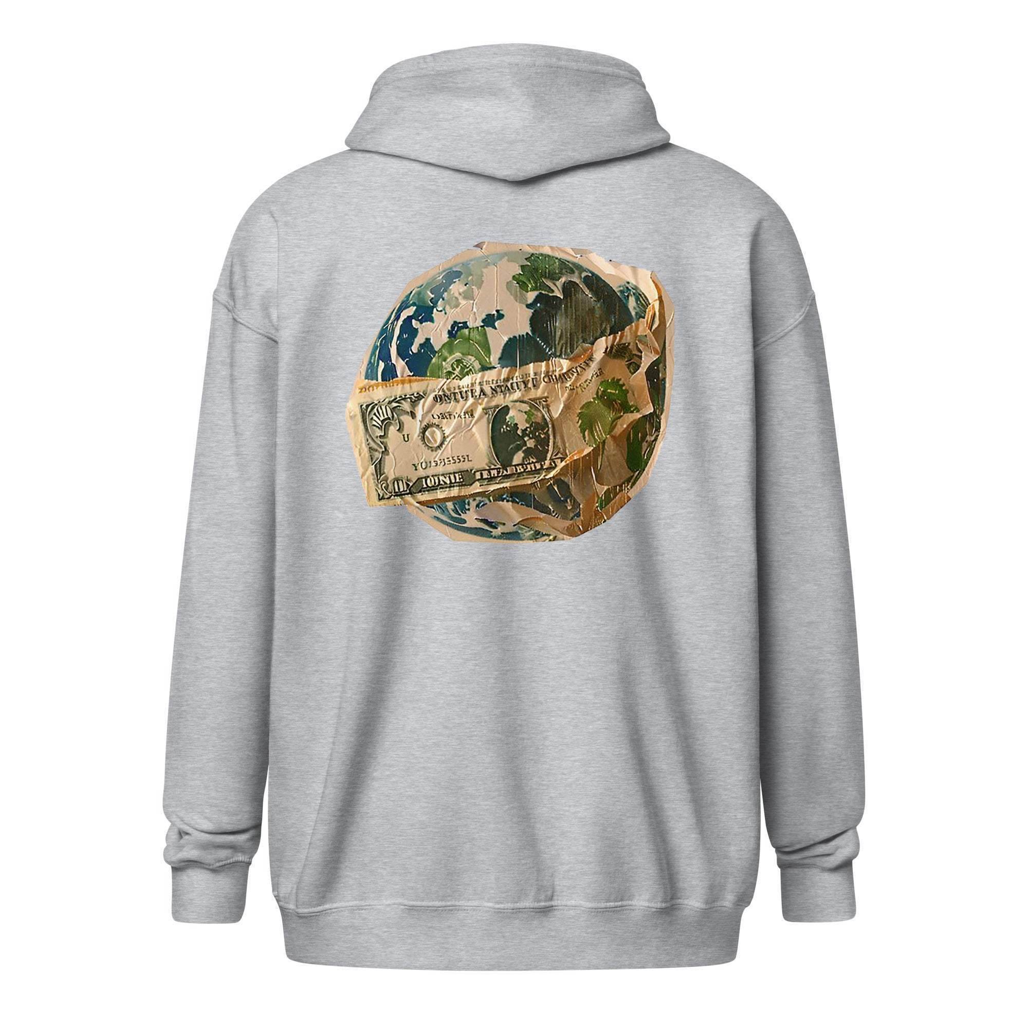 A Hundred Benjamins Zip Up Hoodie - InvestmenTees