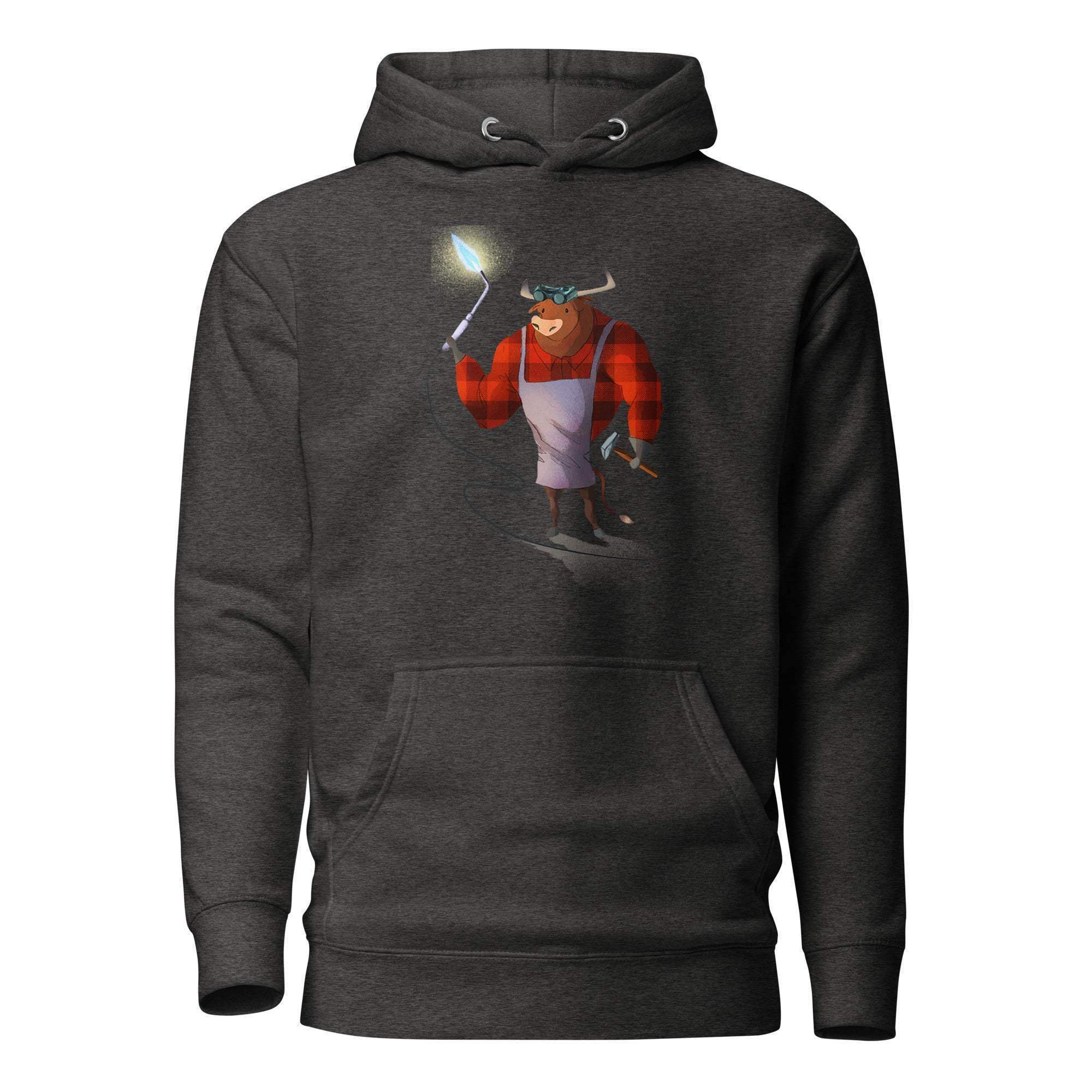 9-5 Bull Pullover Hoodie - InvestmenTees