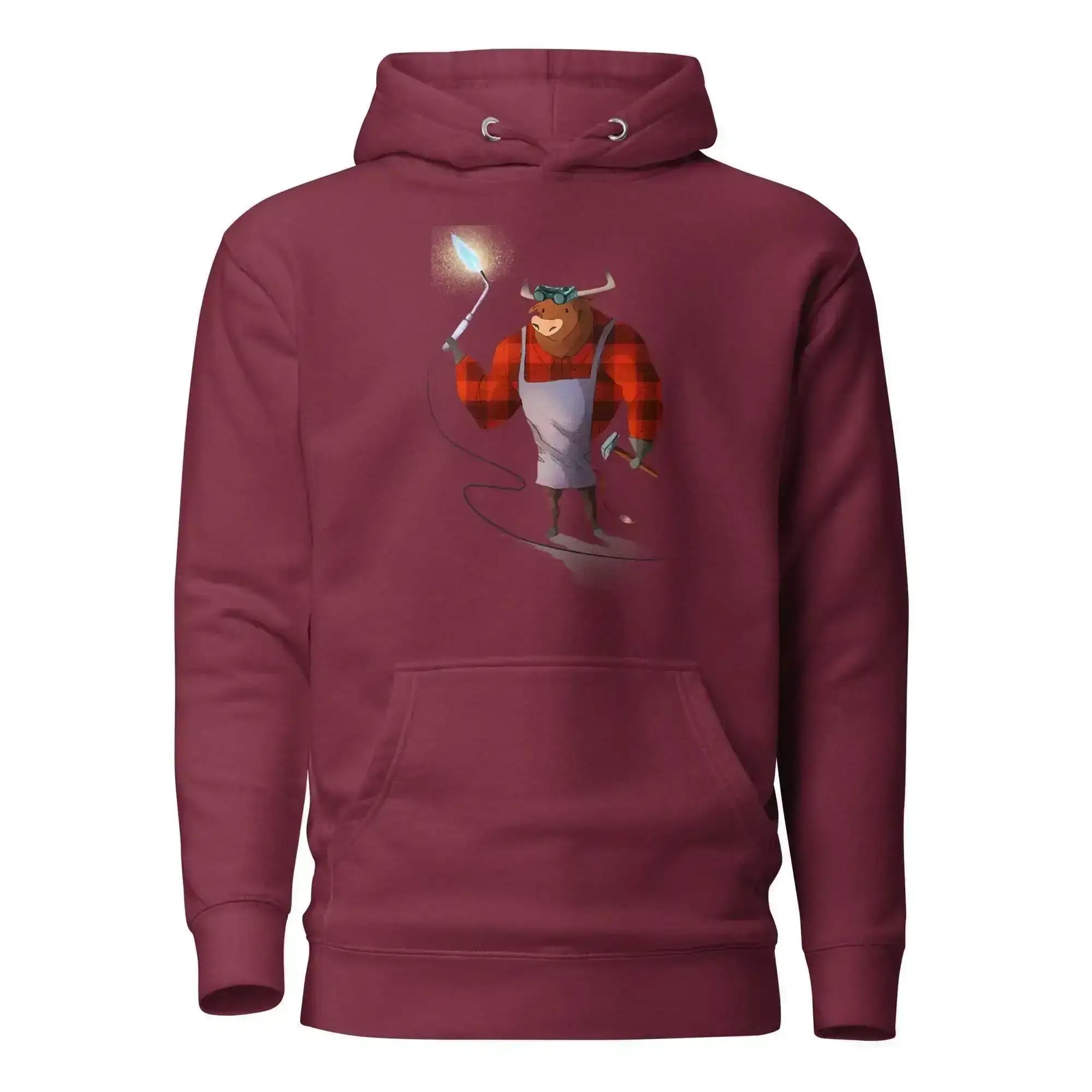 9-5 Bull Pullover Hoodie - InvestmenTees