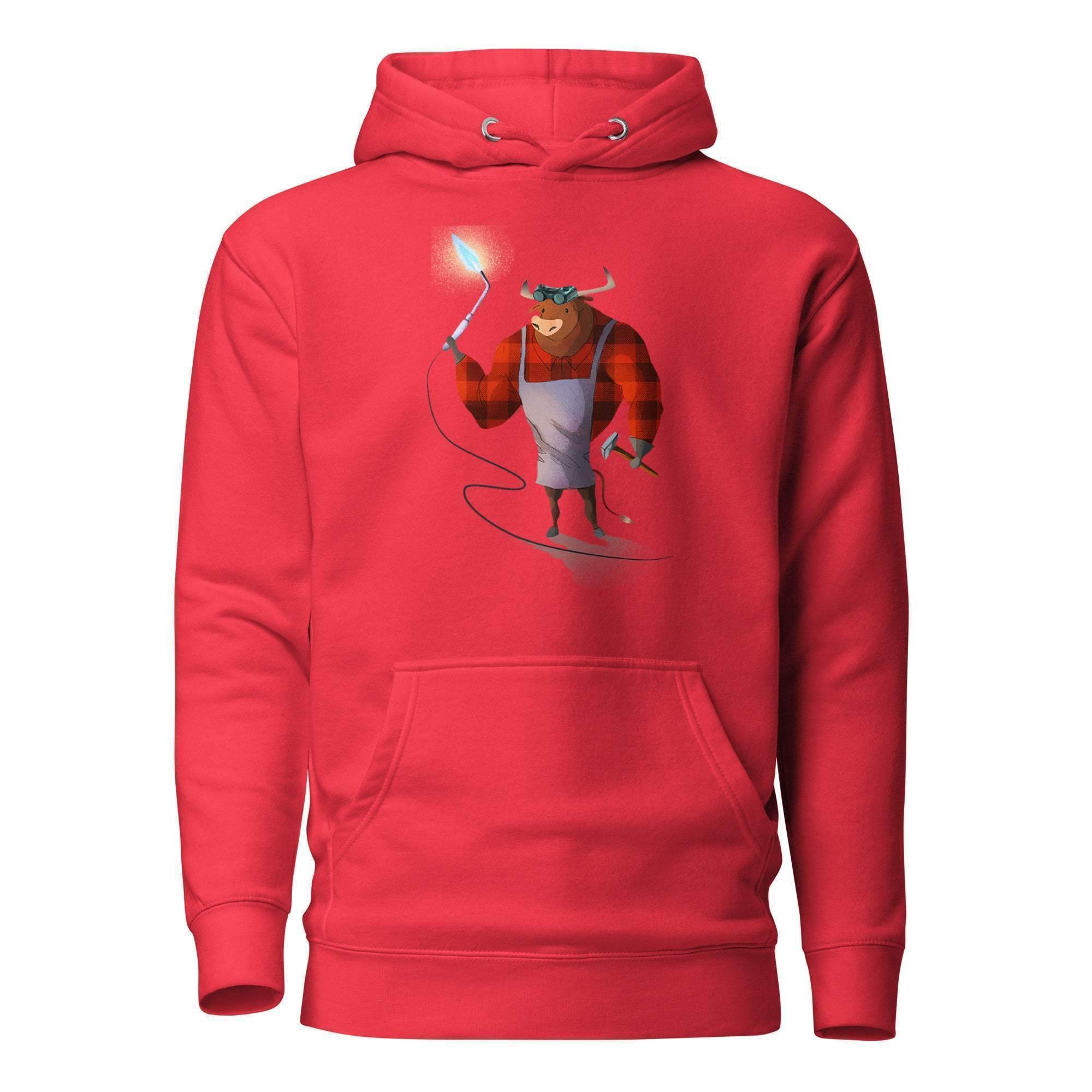 9-5 Bull Pullover Hoodie - InvestmenTees